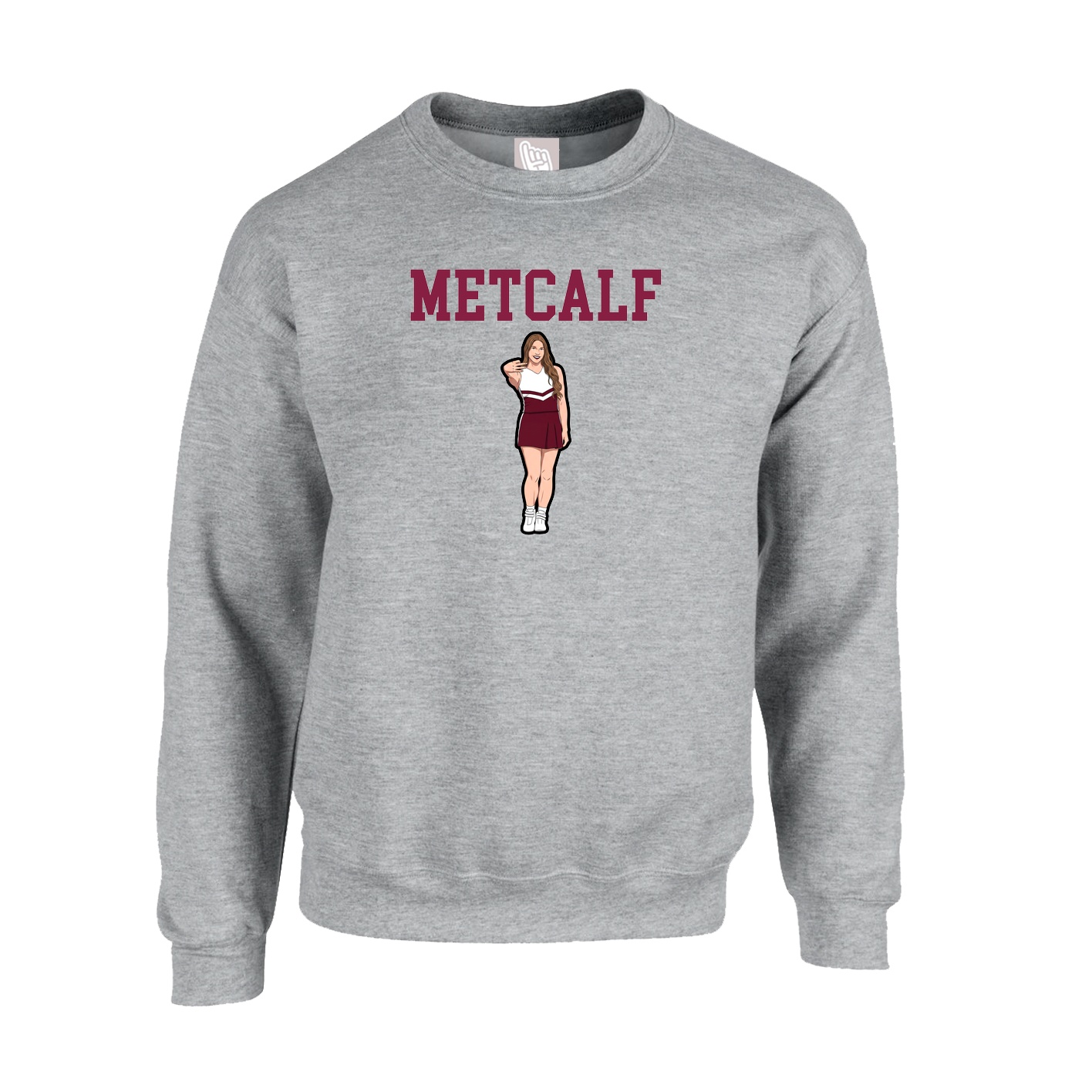 Fleece Crew — Shirsey in Grey