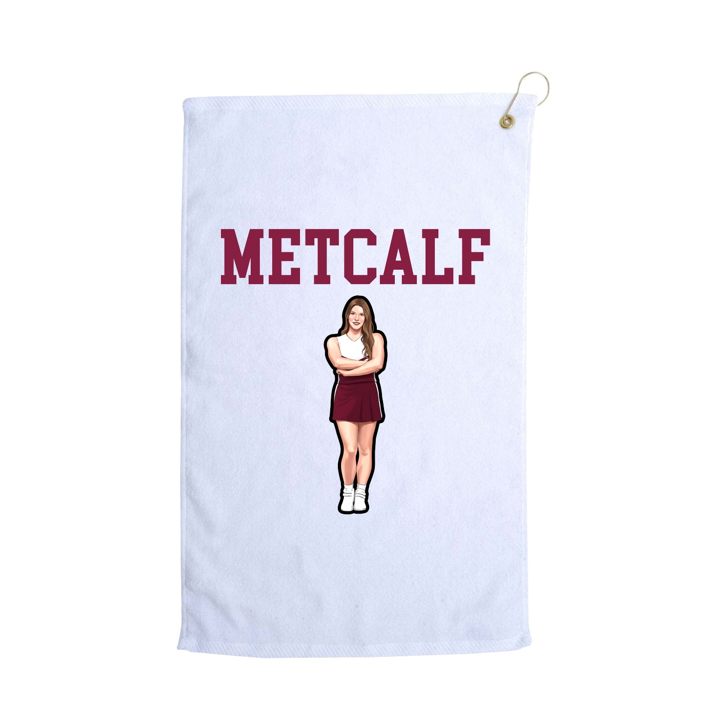 Golf Towel — Shirsey in White