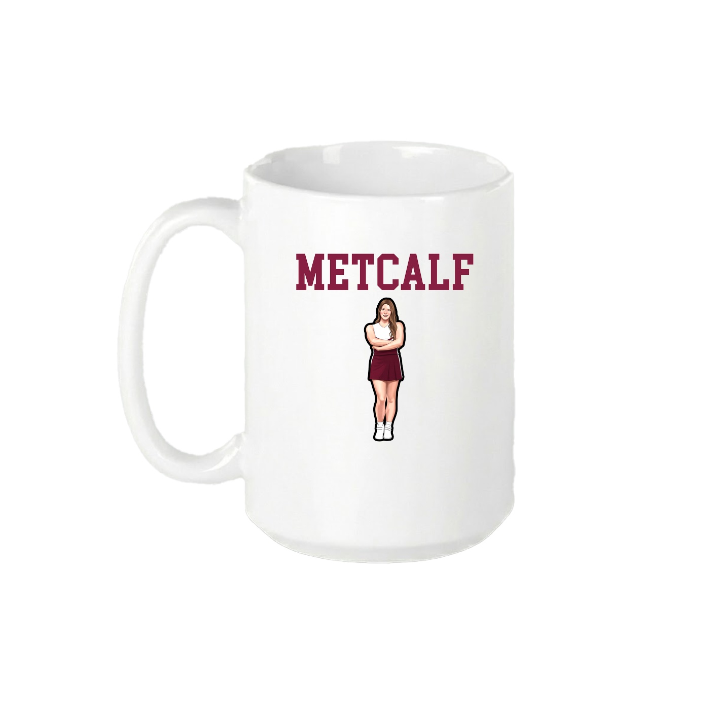 15oz Coffee Mug — Shirsey in White