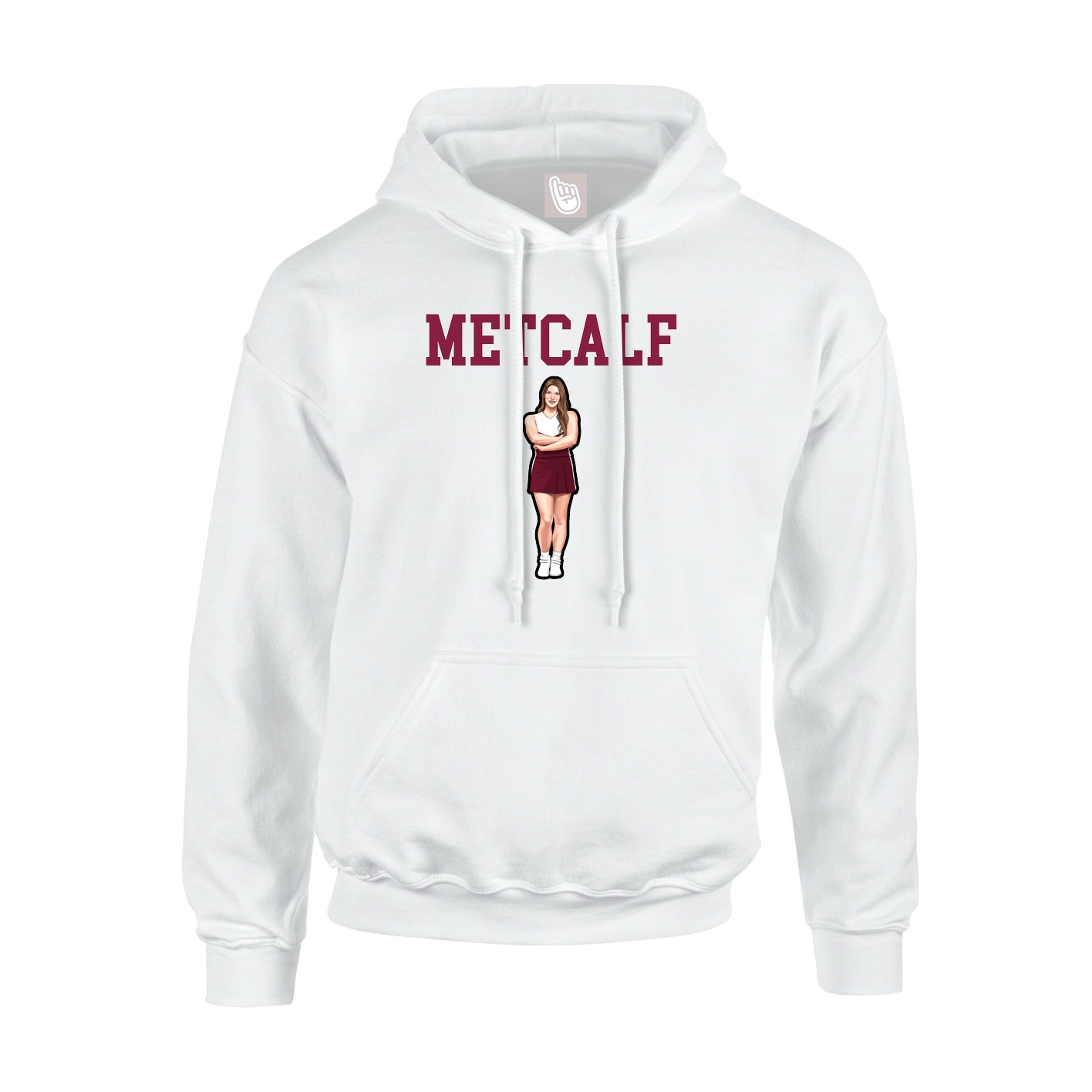 Youth Hoodie — Shirsey in White