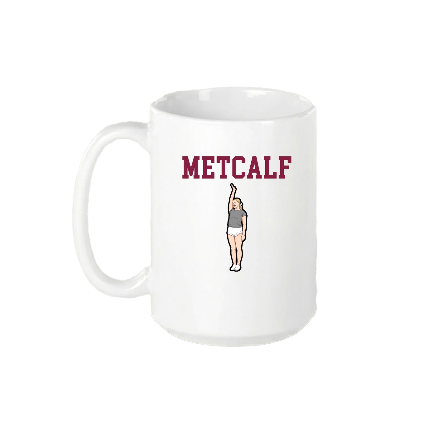 15oz Coffee Mug — Shirsey in White