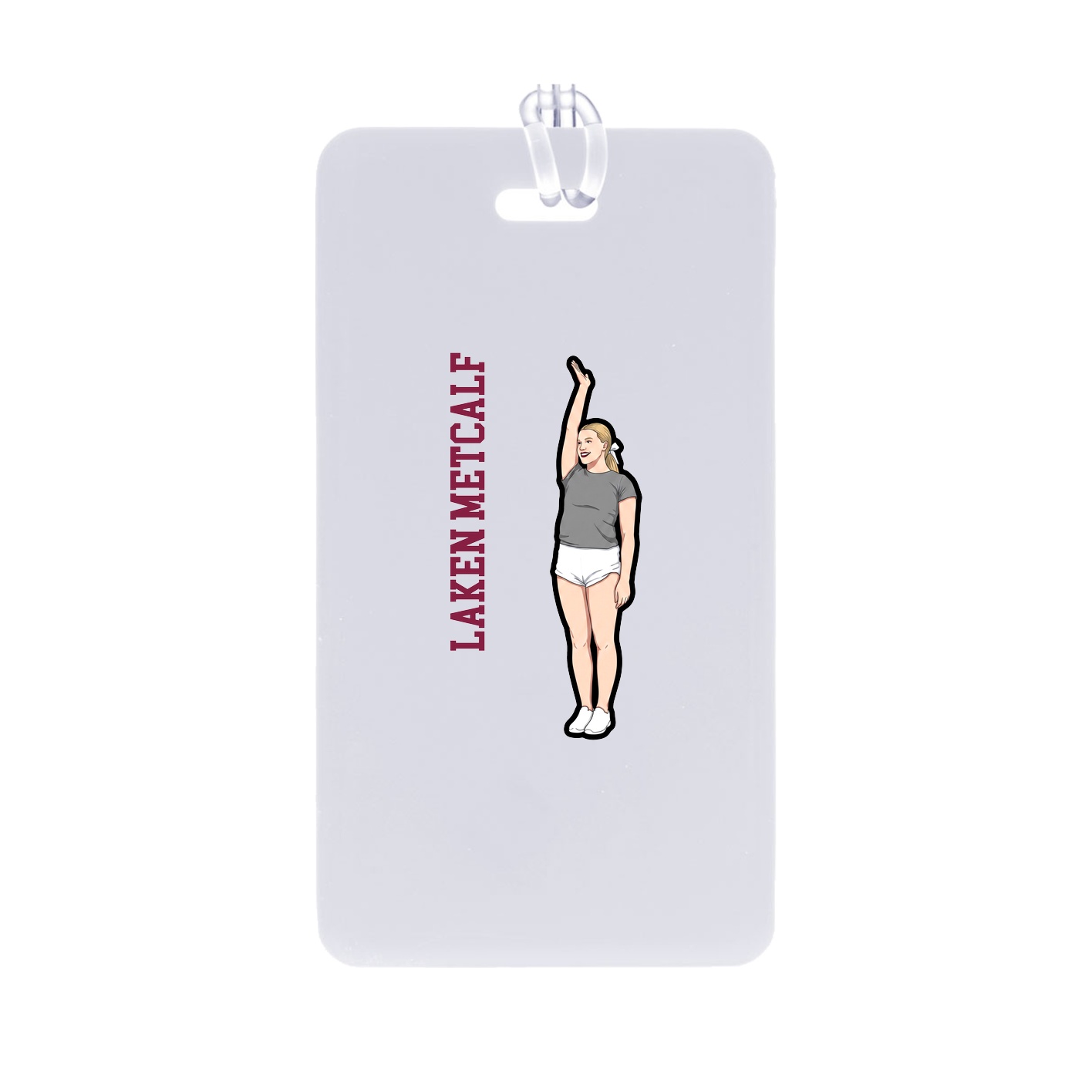 Bag Tag — Name Vertical in Classic