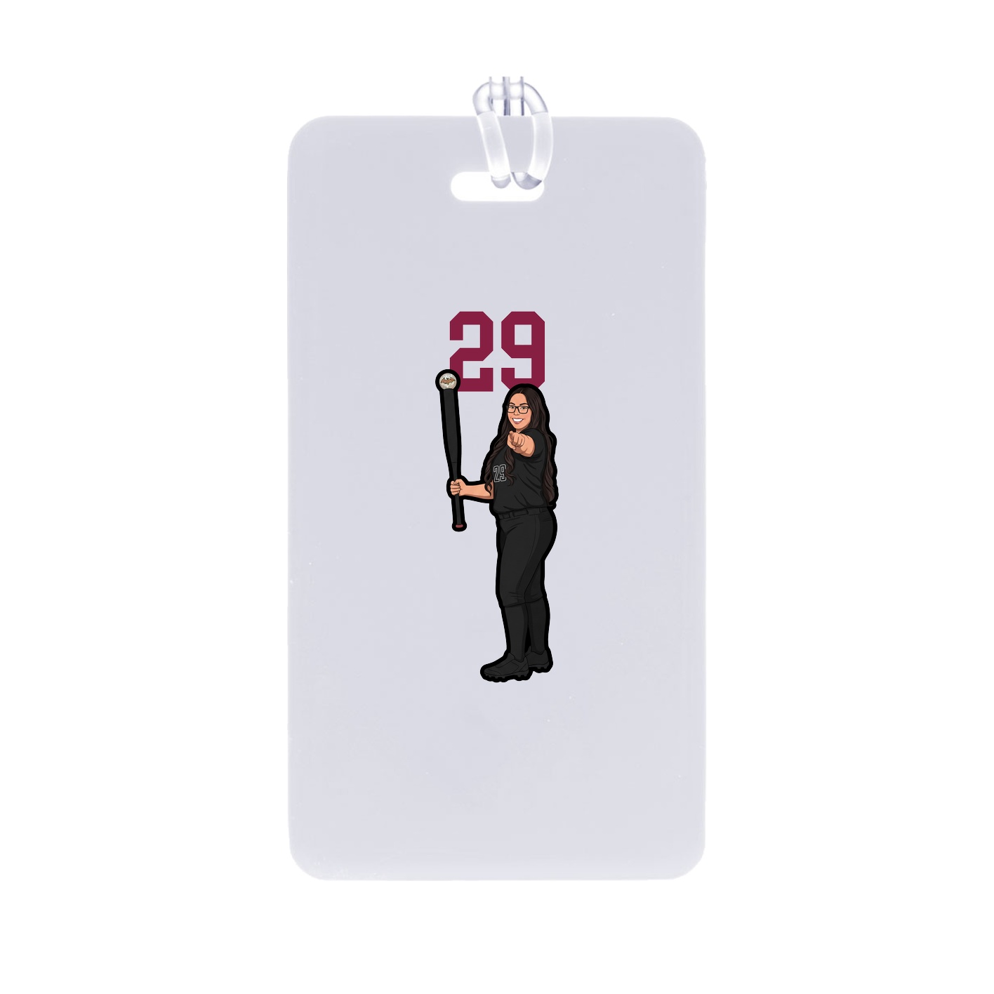 Bag Tag — Number Top in Classic