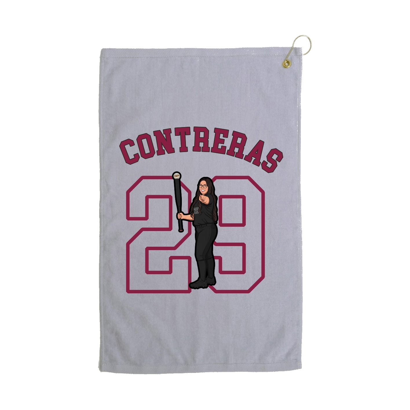 Golf Towel — Shirsey Arch in Grey