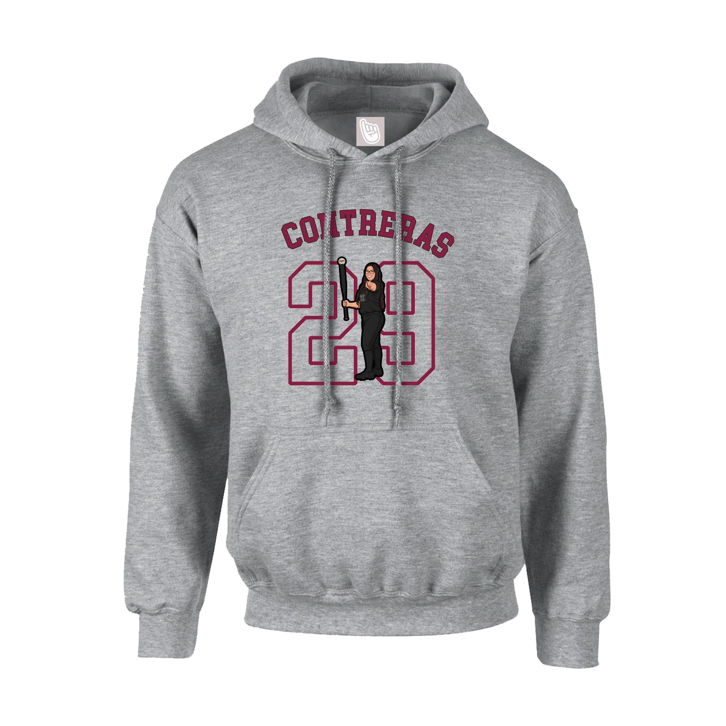 Youth Hoodie — Shirsey Arch in Grey