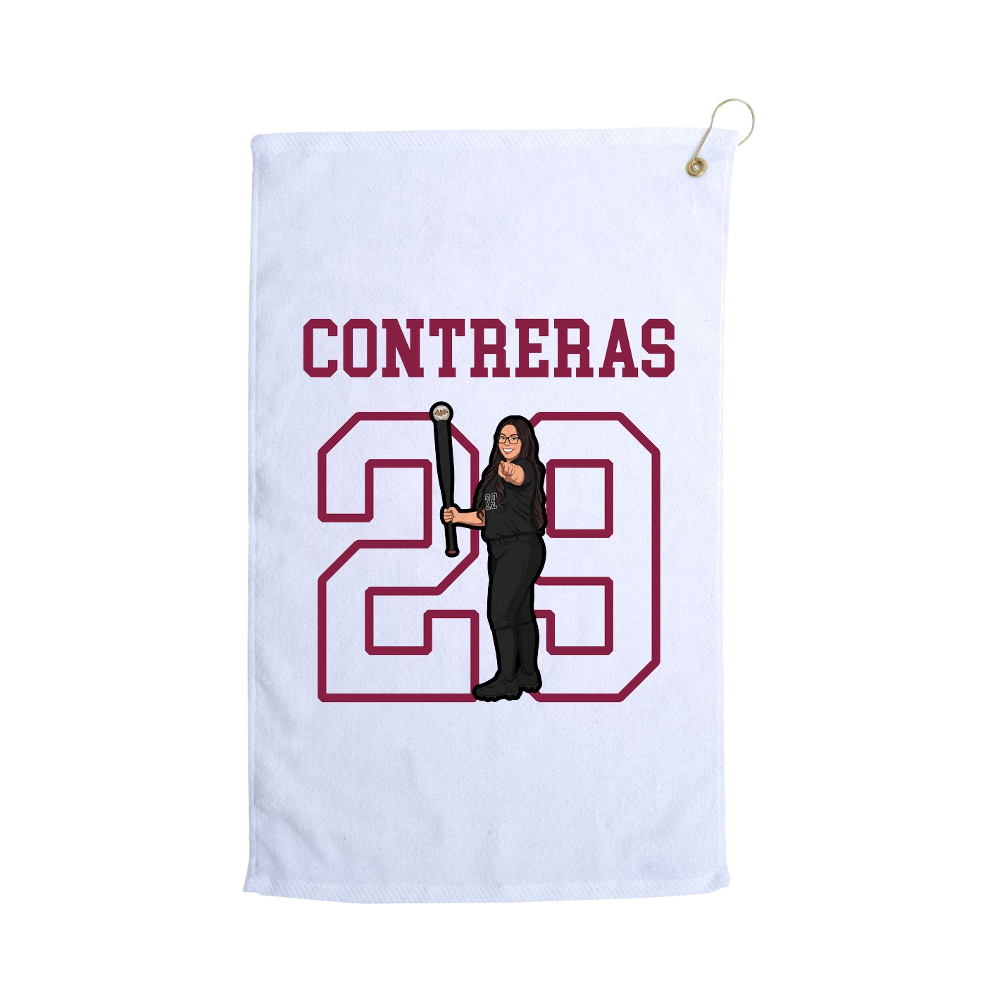 Golf Towel — Shirsey in White