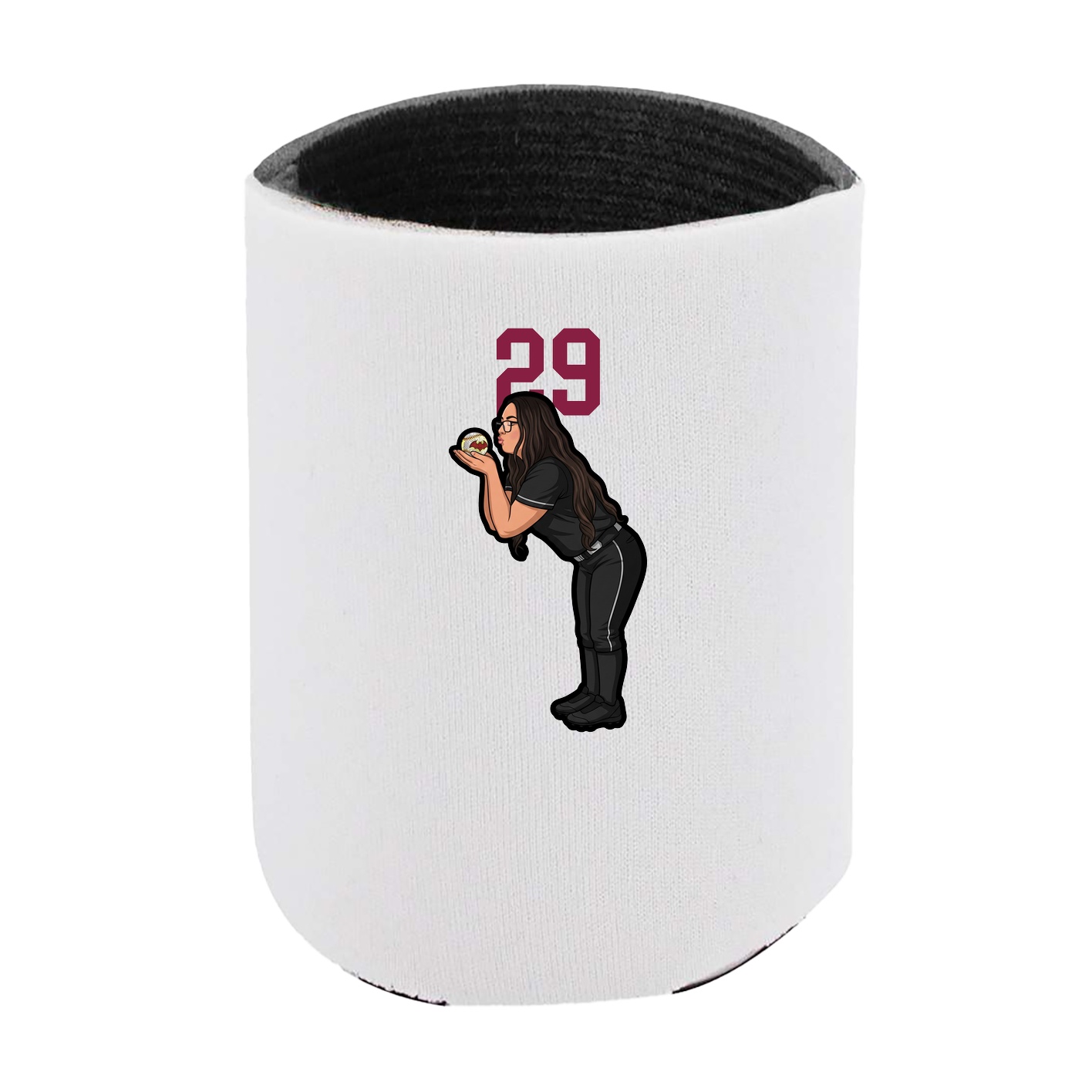 Can Holder — Number Top in White