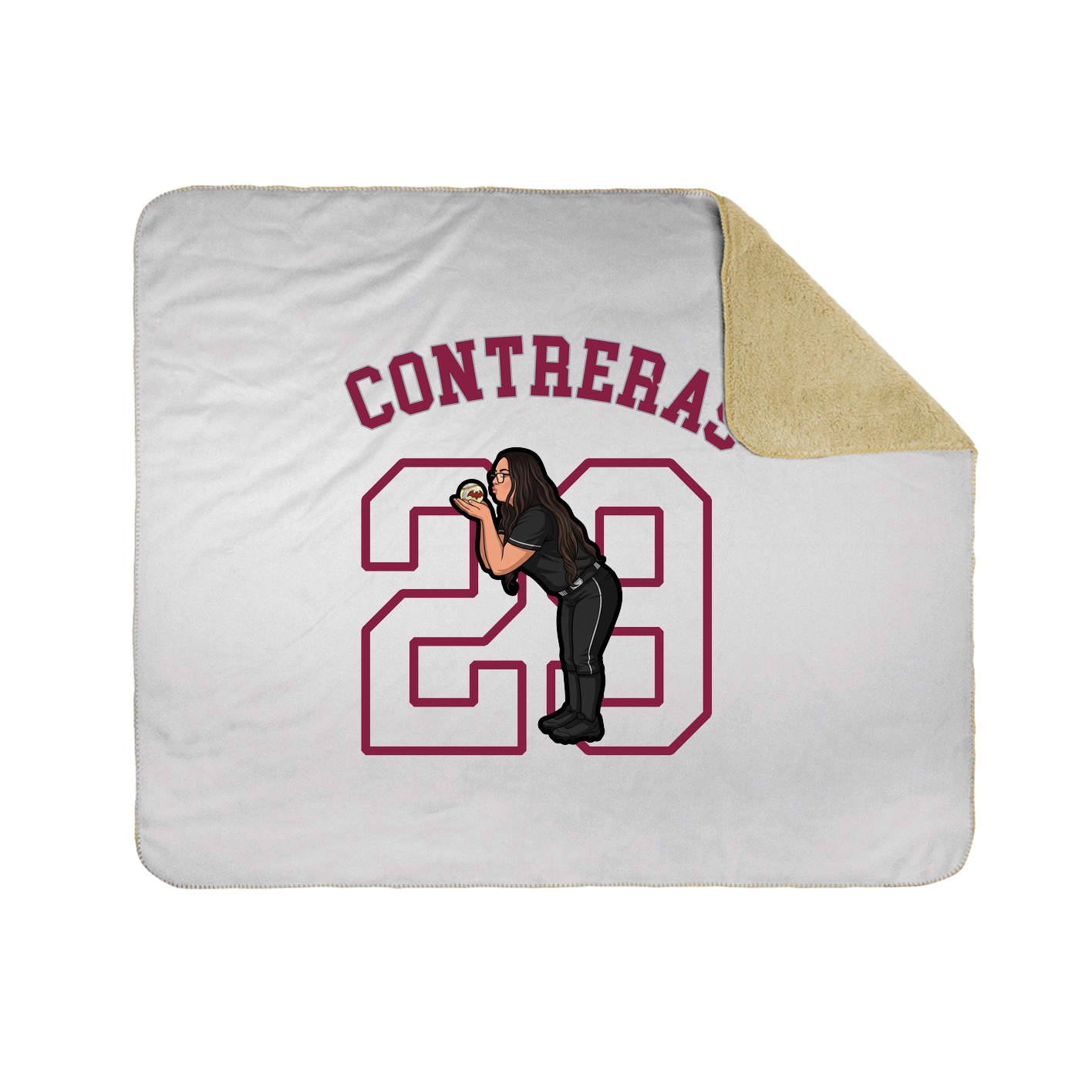 Throw Blanket — Shirsey Arch in White