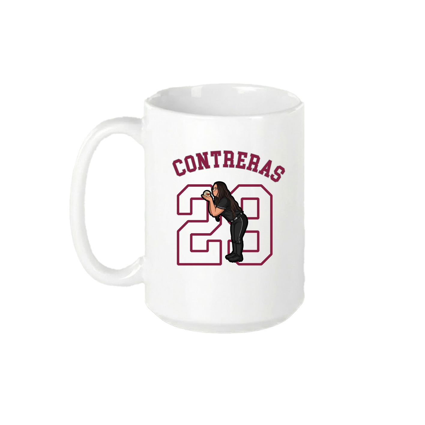 15oz Coffee Mug — Shirsey Arch in White