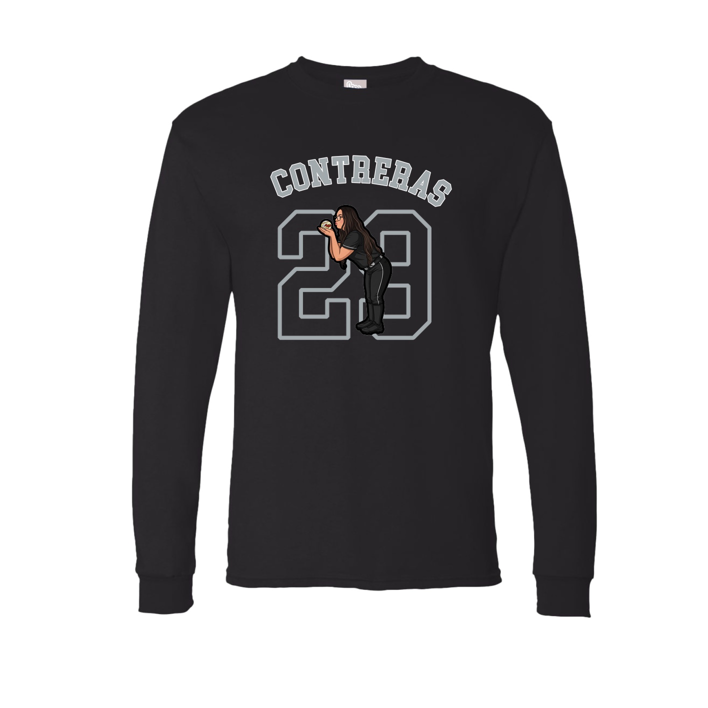 Long Sleeve Tee — Shirsey Arch in Black