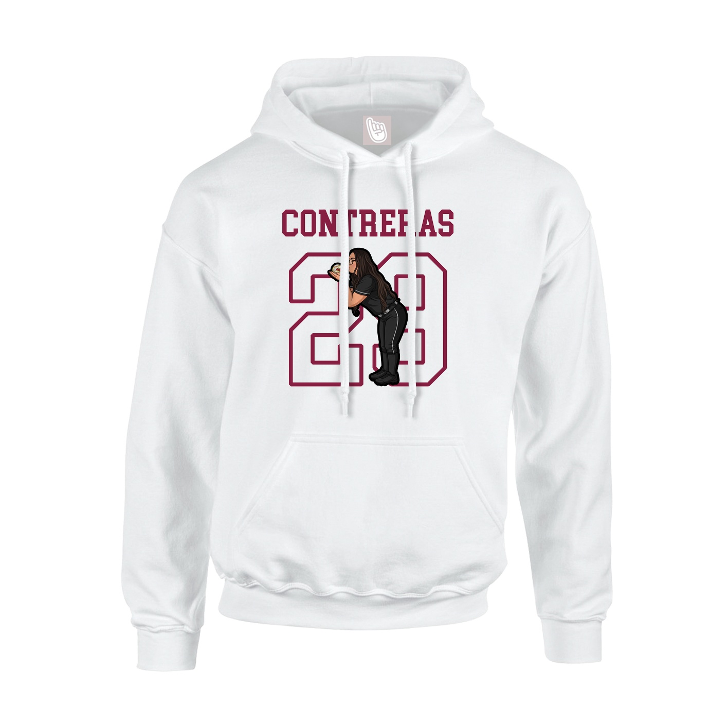 Youth Hoodie — Shirsey in White