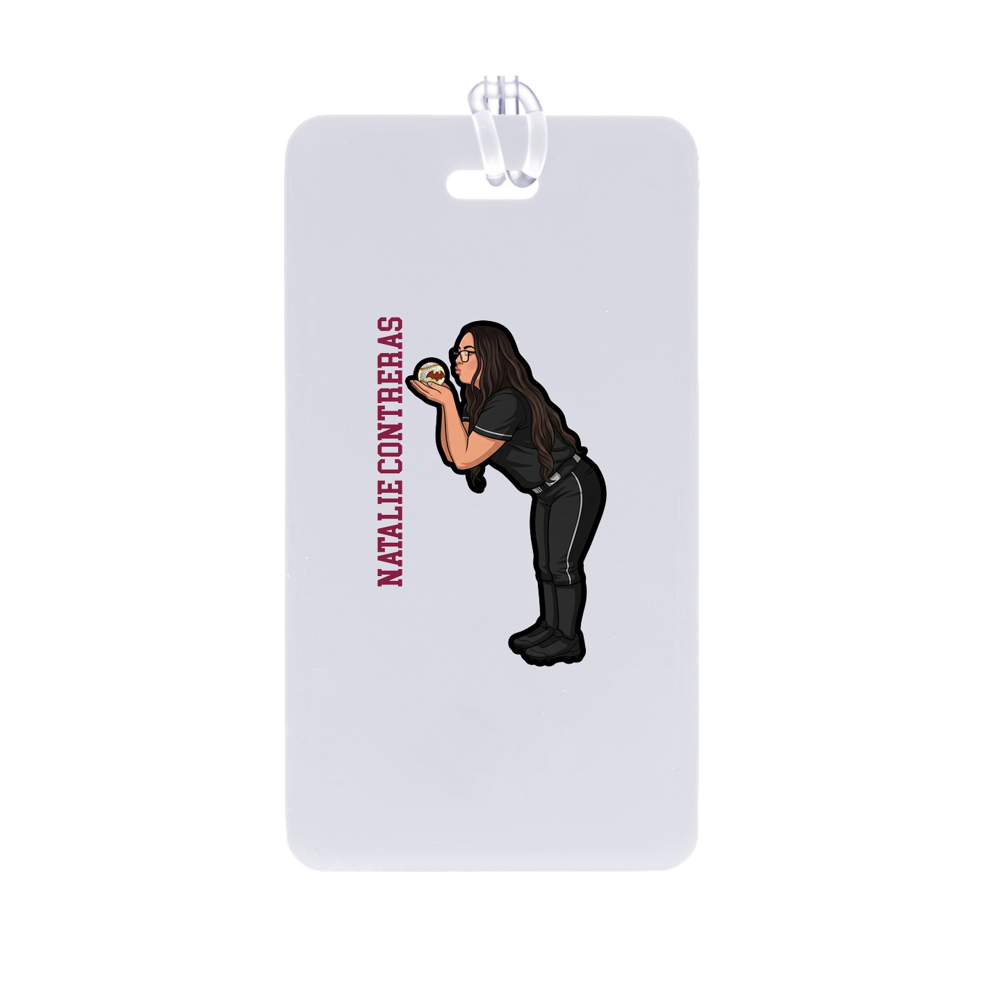 Bag Tag — Name Vertical in Classic