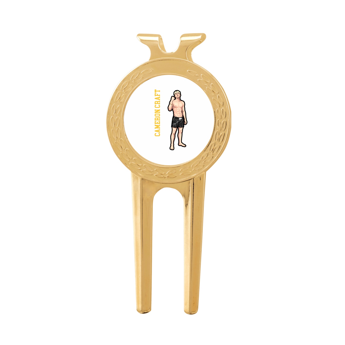 Divot Tool with Ball Marker — Name Vertical in Classic