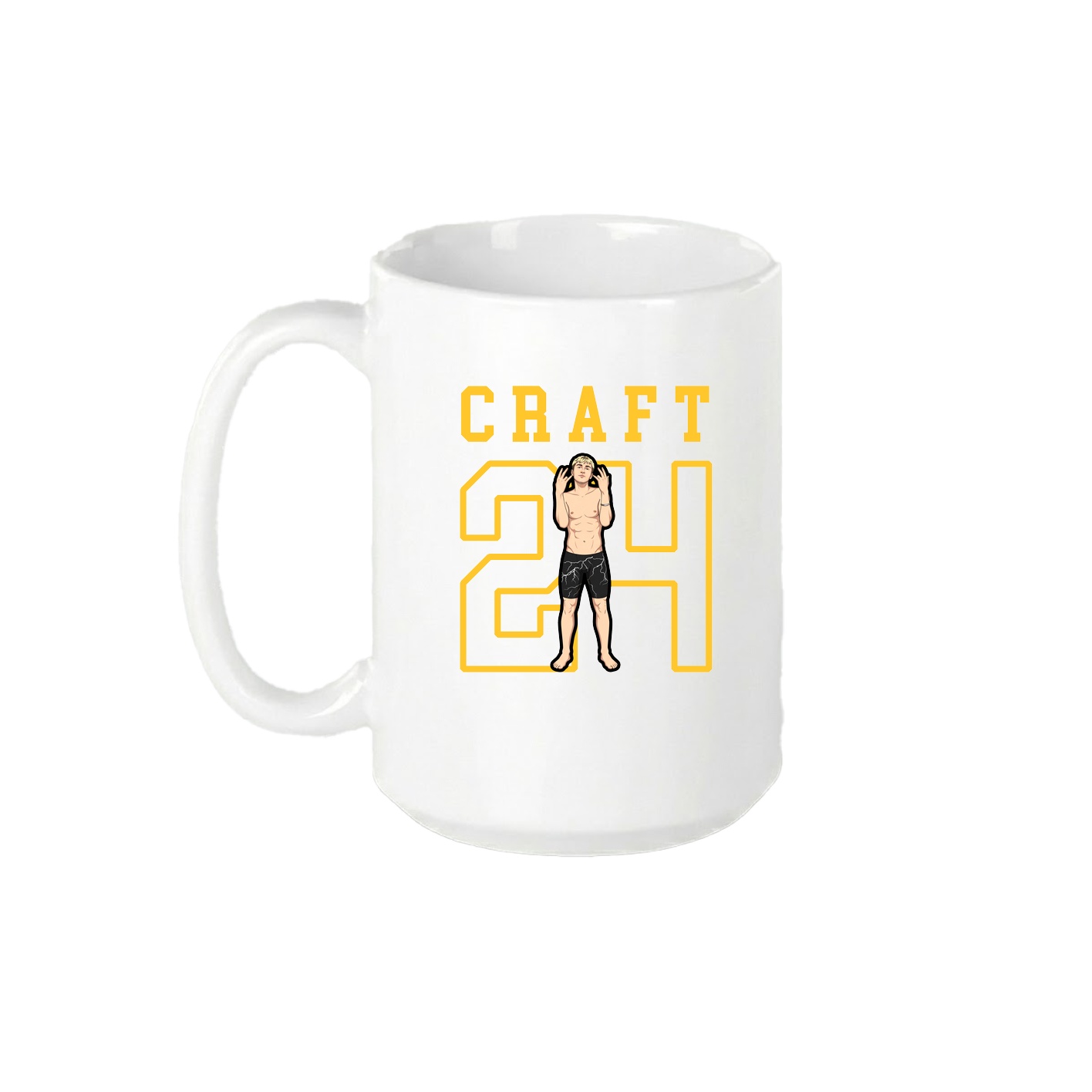 15oz Coffee Mug — Shirsey in White