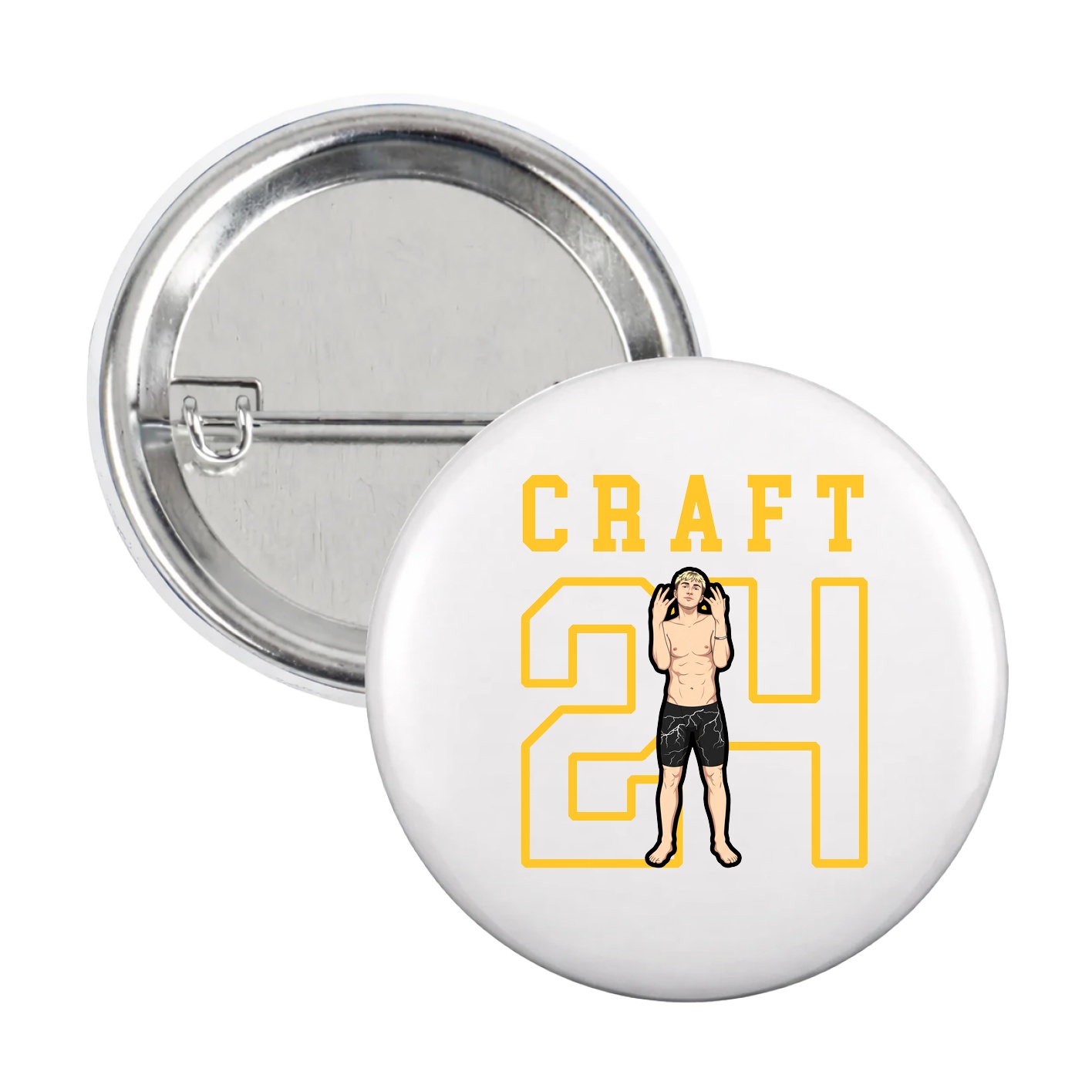 Game Day Button — Shirsey in White