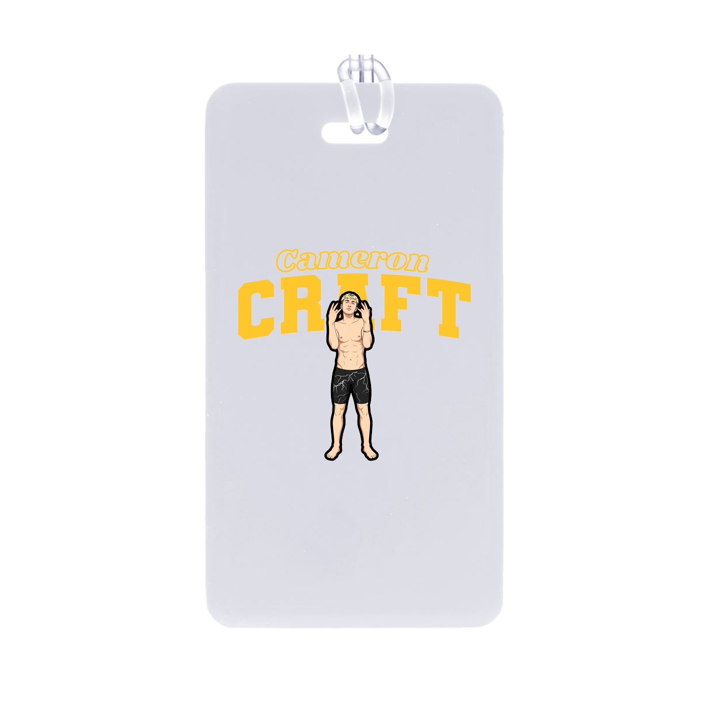Bag Tag — Name Arch in Classic