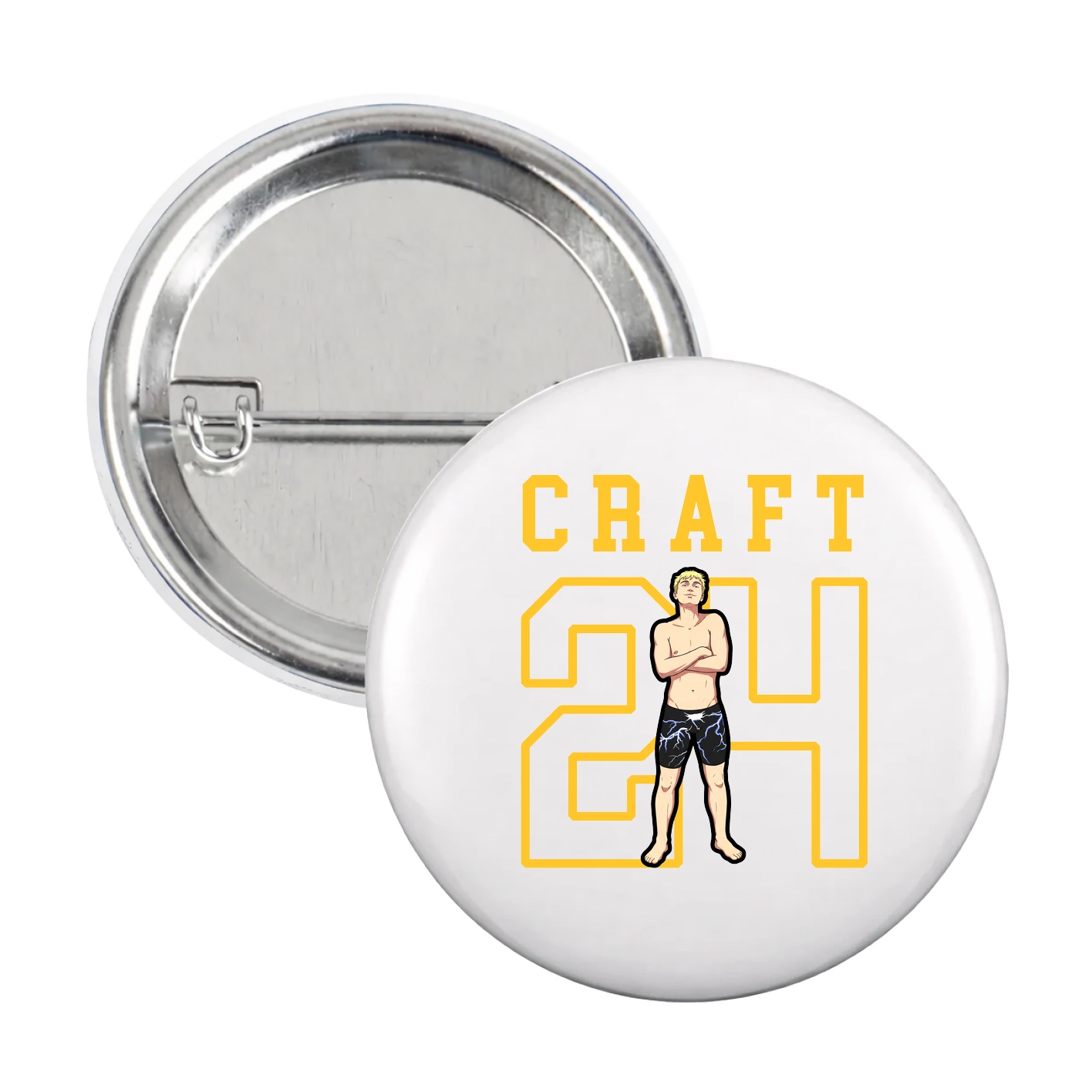 Game Day Button — Shirsey in White