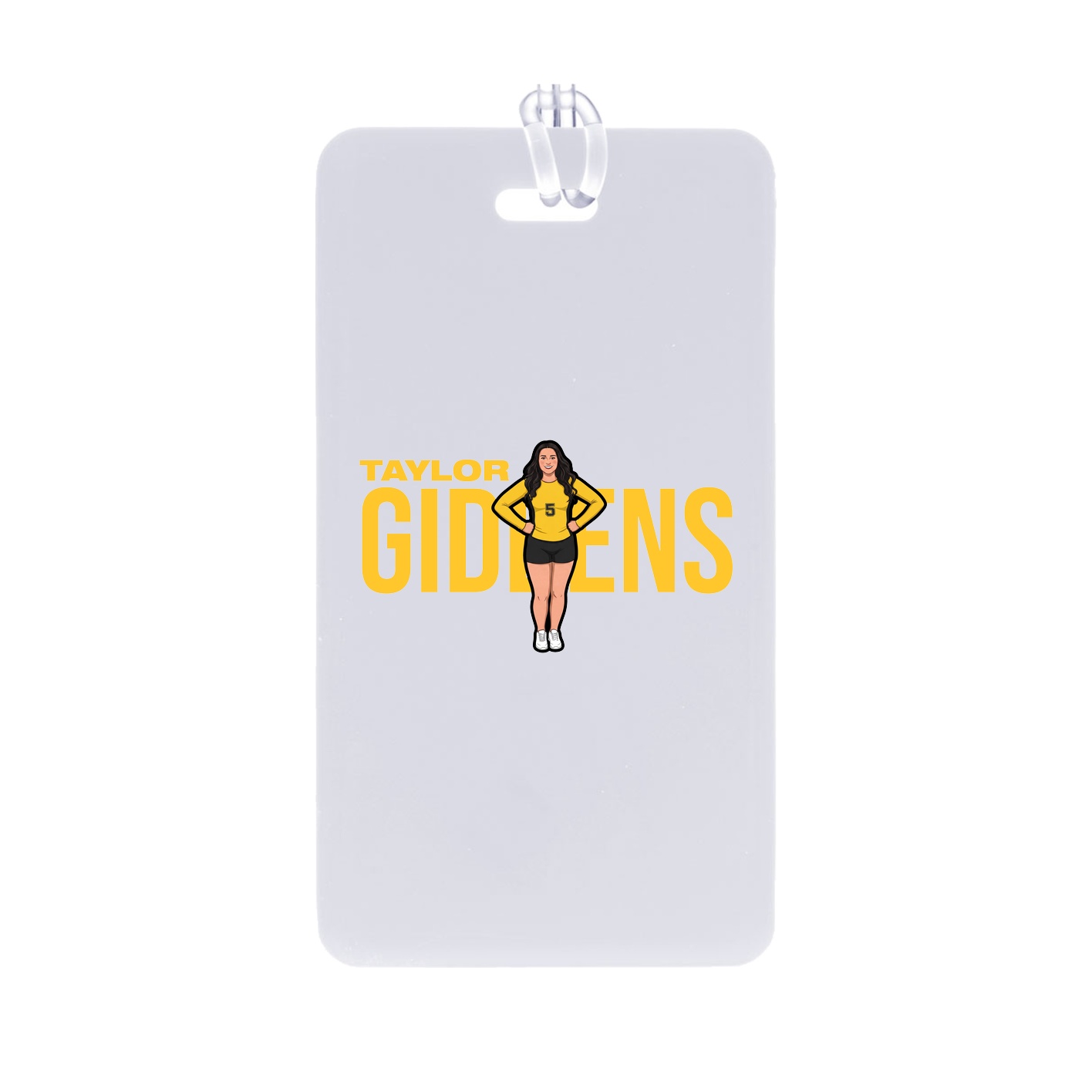 Bag Tag — Player Name in Classic