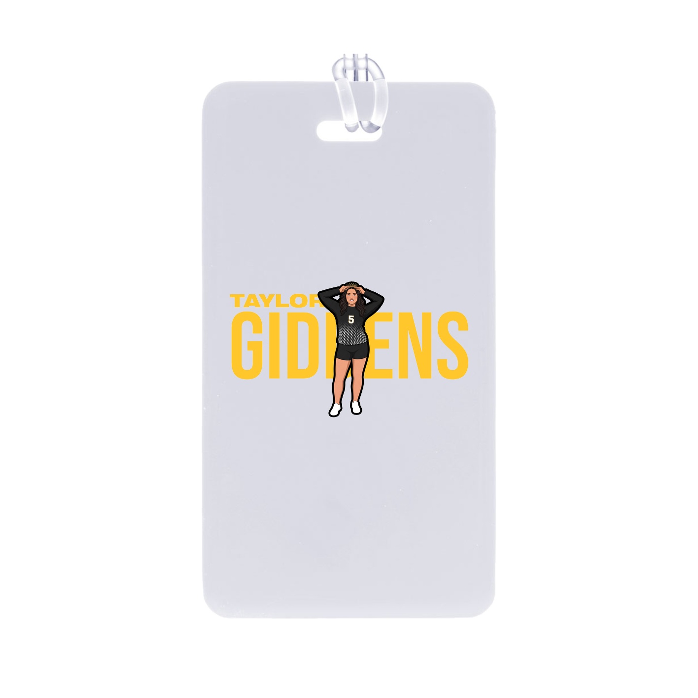 Bag Tag — Player Name in Classic
