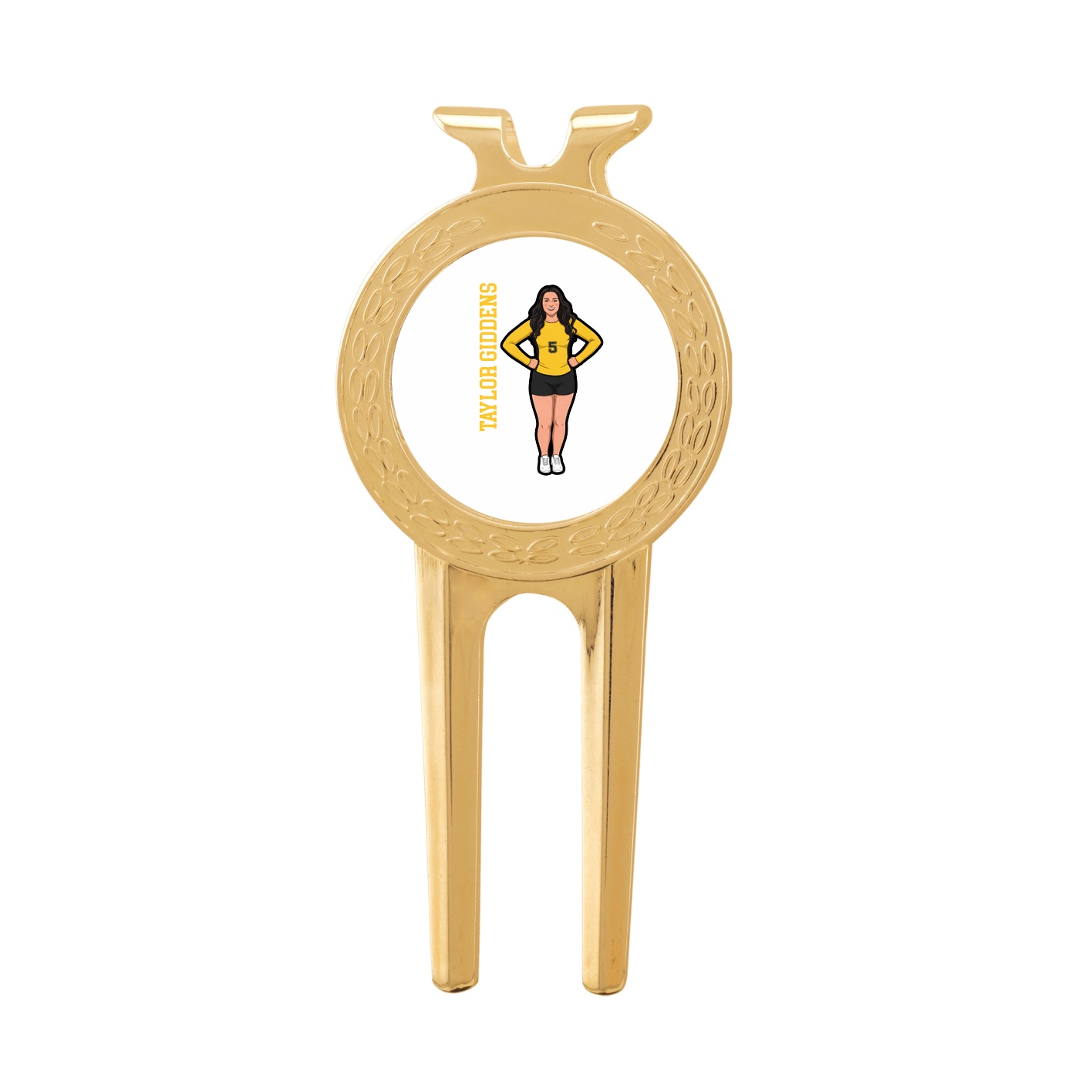 Divot Tool with Ball Marker — Name Vertical in Classic
