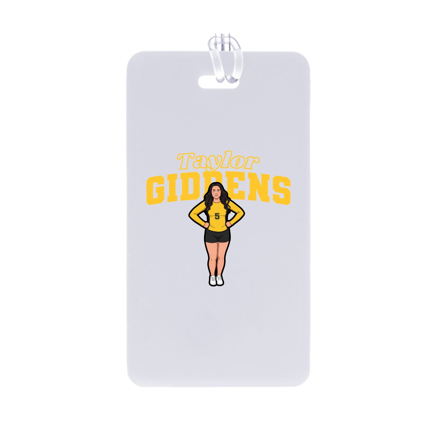 Bag Tag — Name Arch in Classic