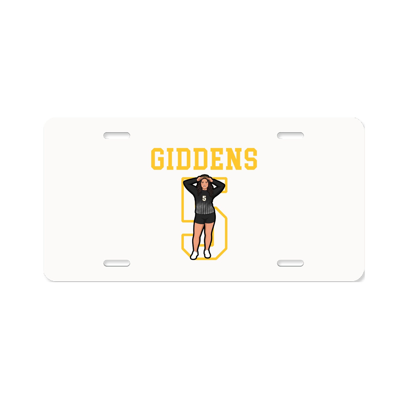 License Plate — Shirsey in Classic