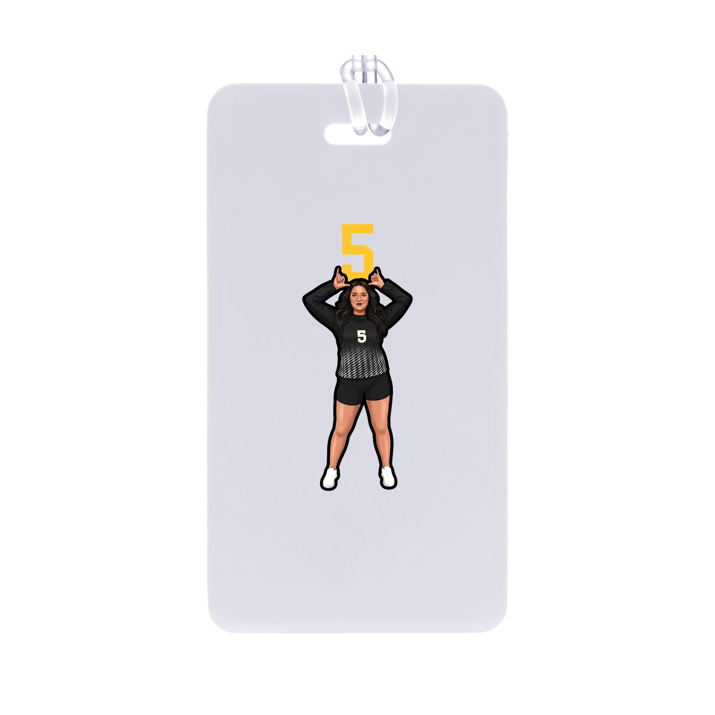 Bag Tag — Number Top in Classic