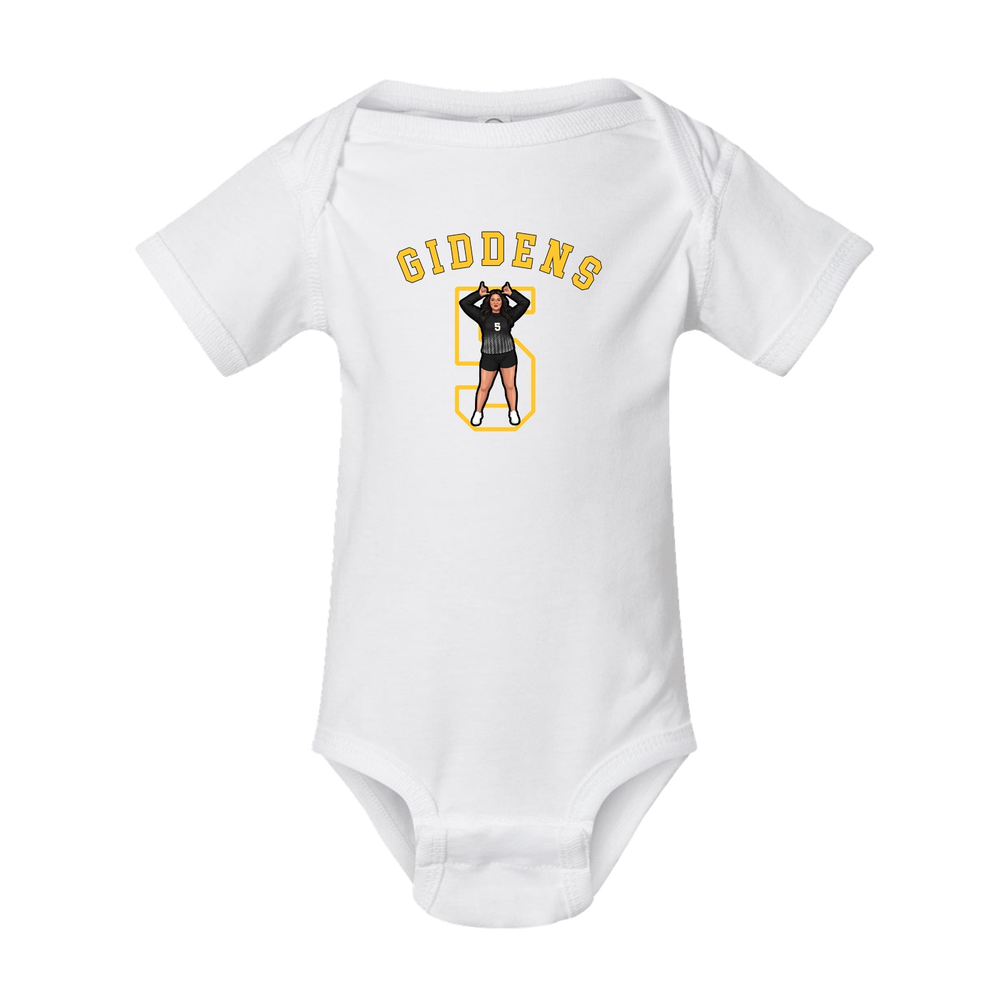 Baby Onesie — Shirsey Arch in White