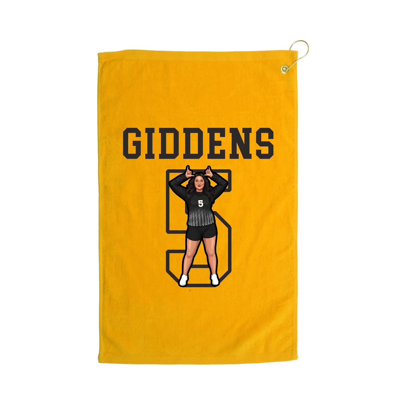 Golf Towel — Shirsey in Gold