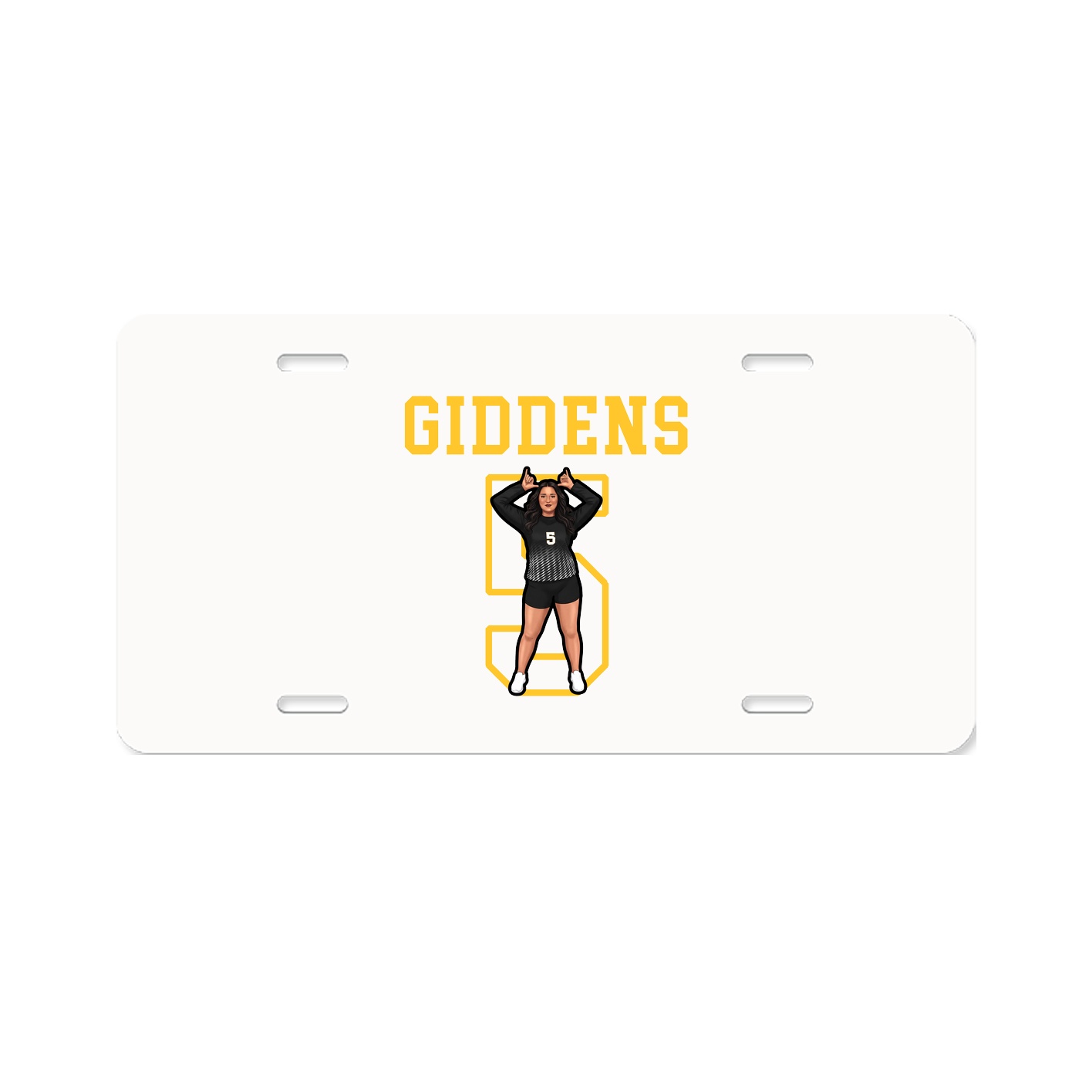 License Plate — Shirsey in Classic