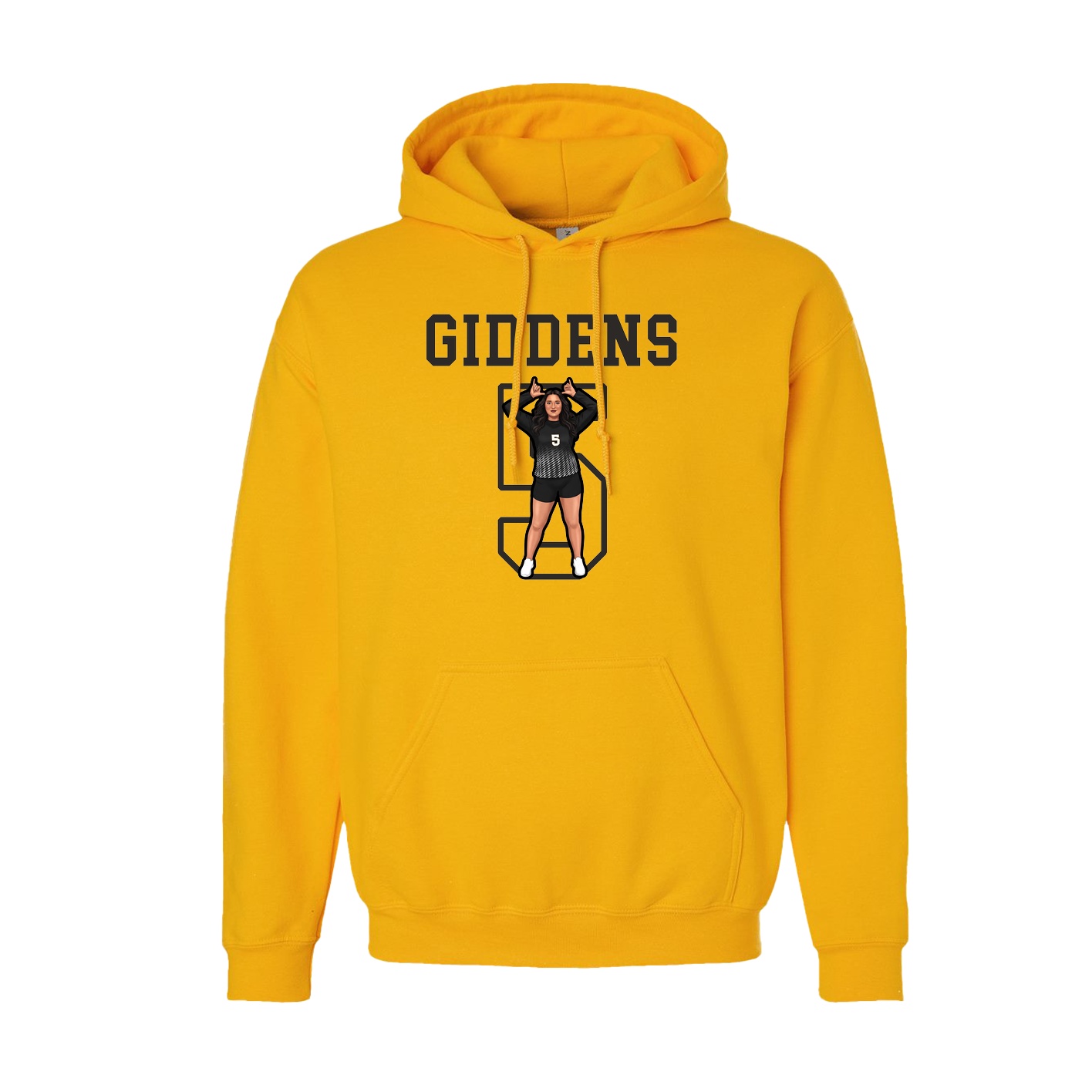 Hoodie — Shirsey in Gold