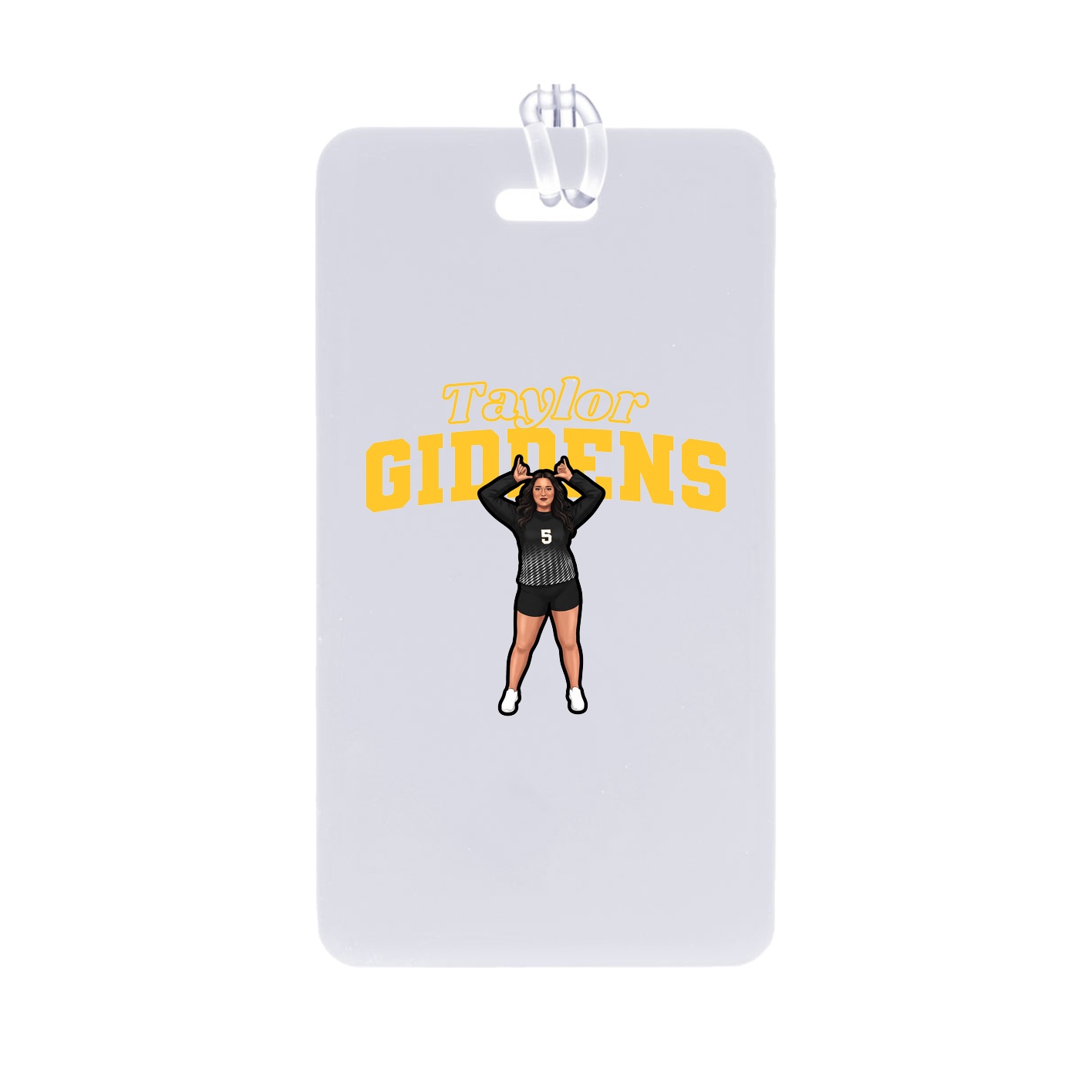 Bag Tag — Name Arch in Classic