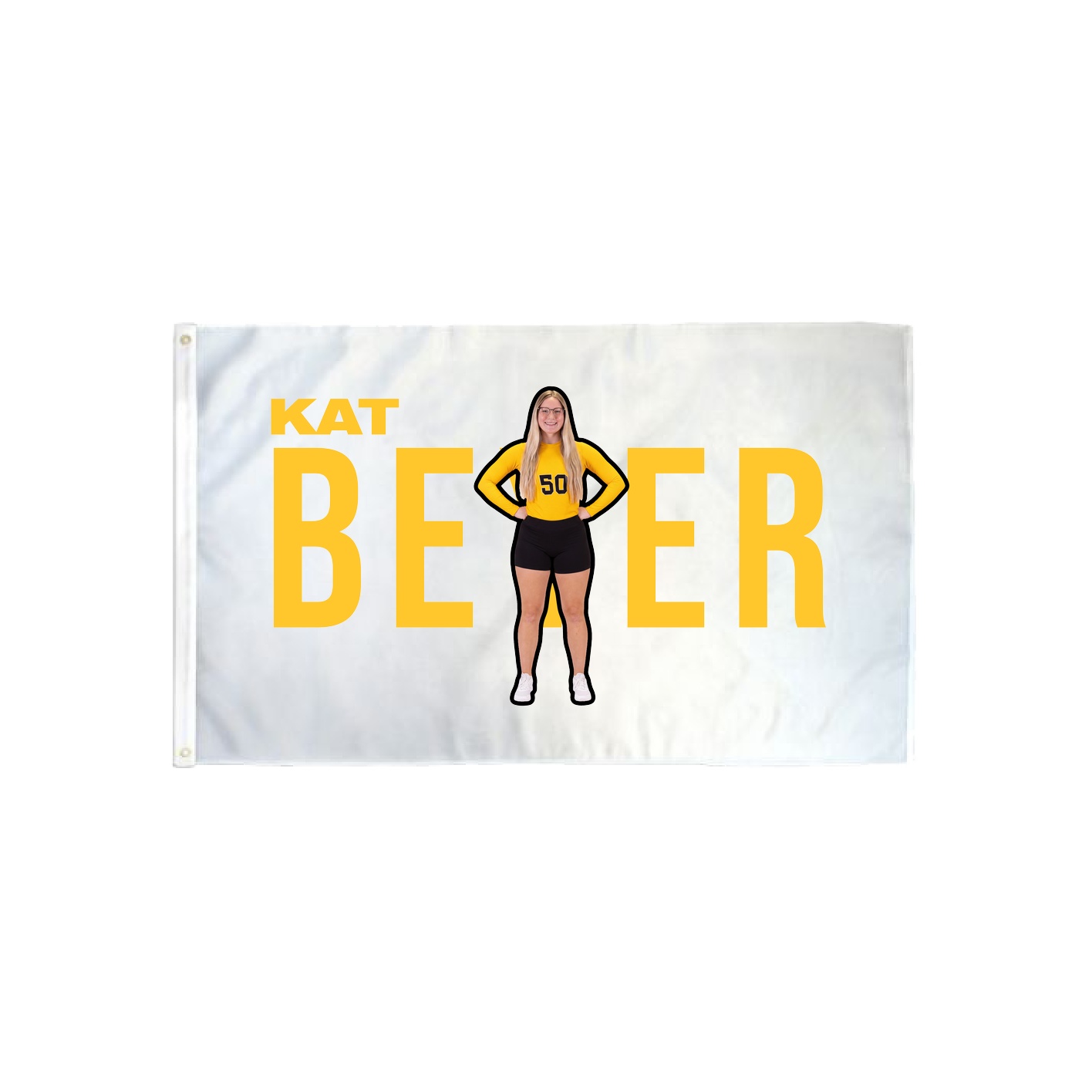 3x5 Flag — Player Name in Classic