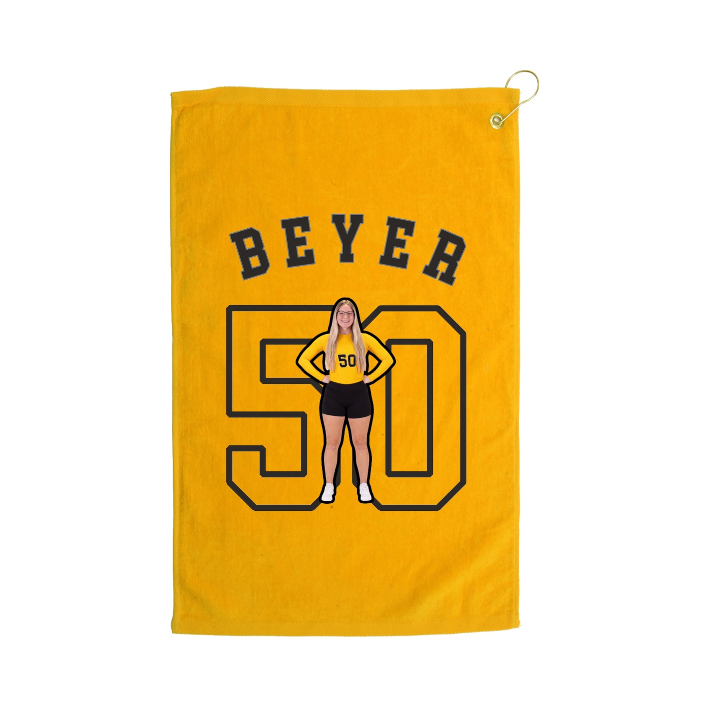 Golf Towel — Shirsey Arch in Gold