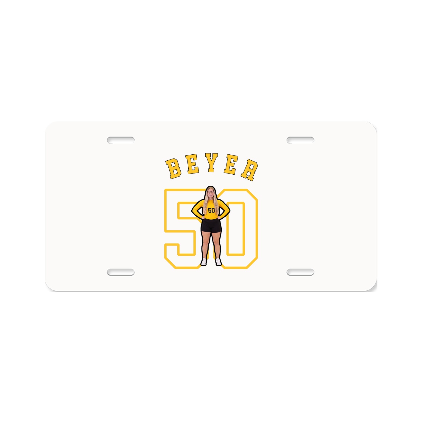 License Plate — Shirsey Arch in Classic