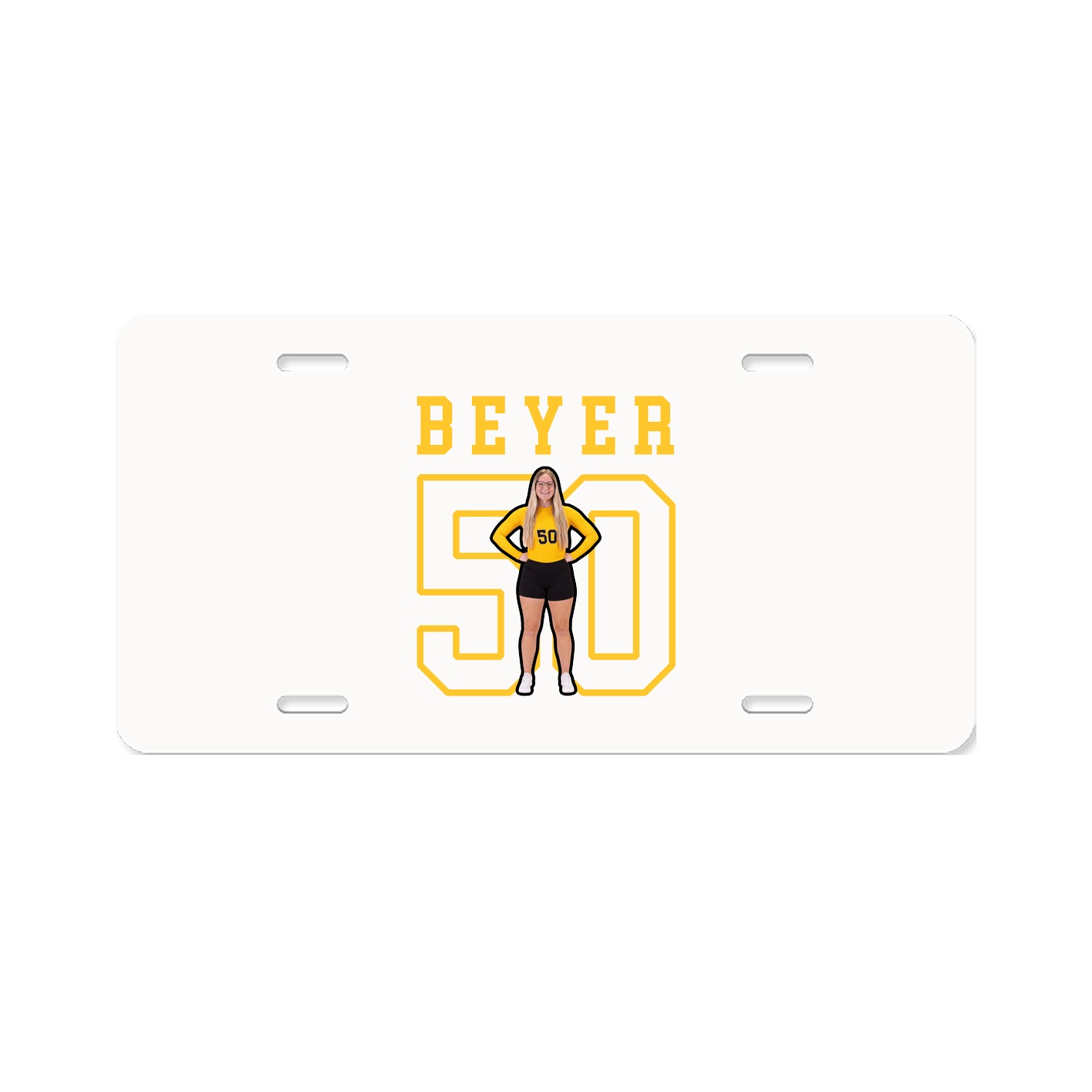 License Plate — Shirsey in Classic