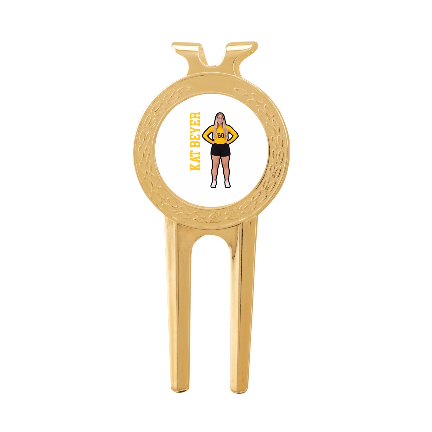 Divot Tool with Ball Marker — Name Vertical in Classic