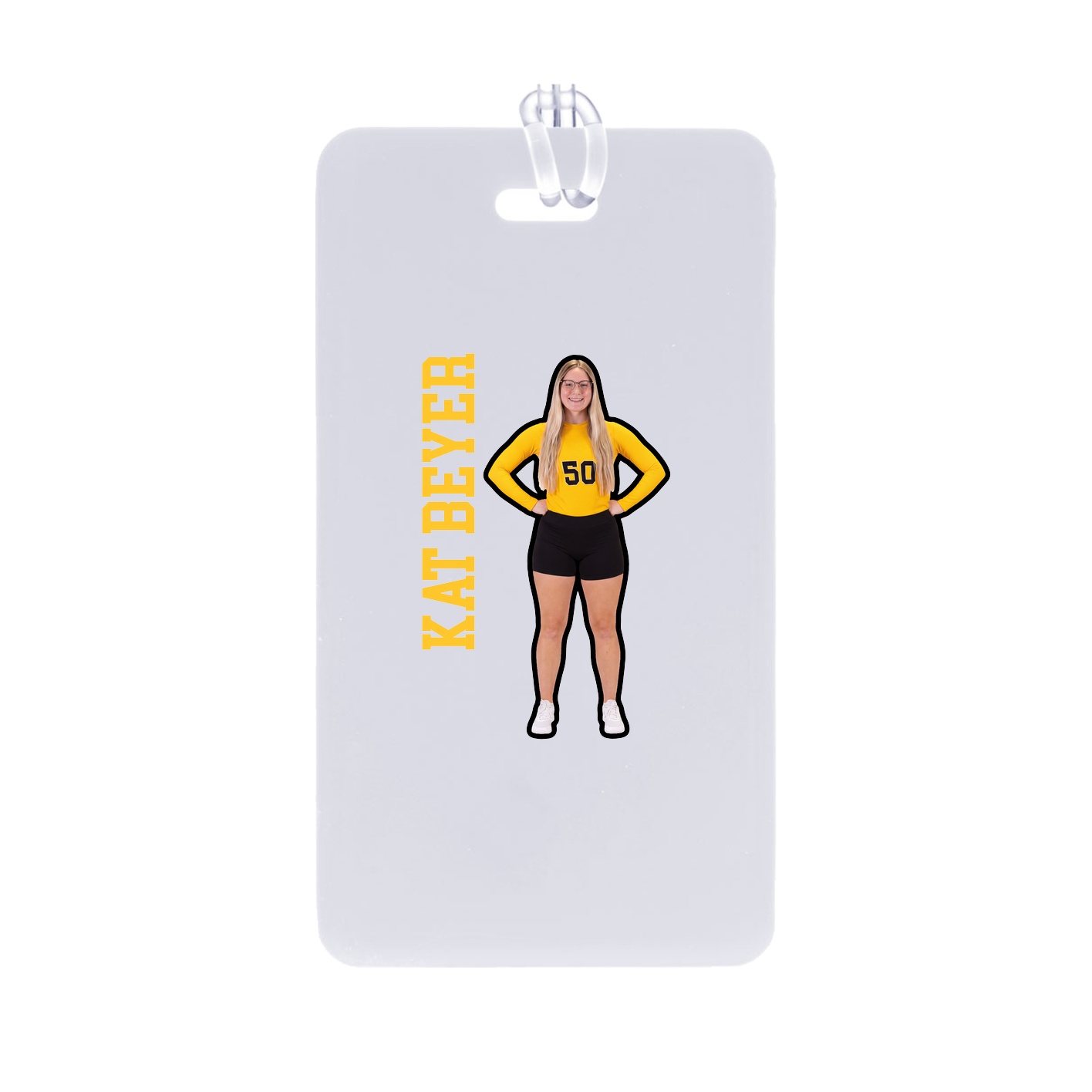 Bag Tag — Name Vertical in Classic
