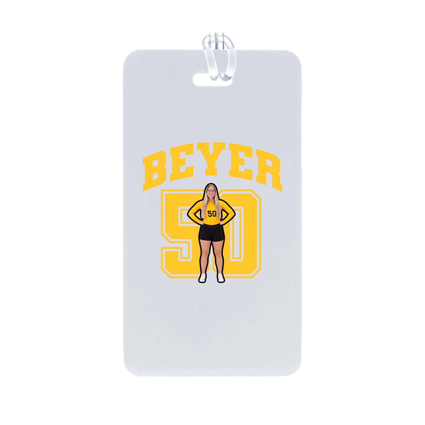 Bag Tag — Number in Classic