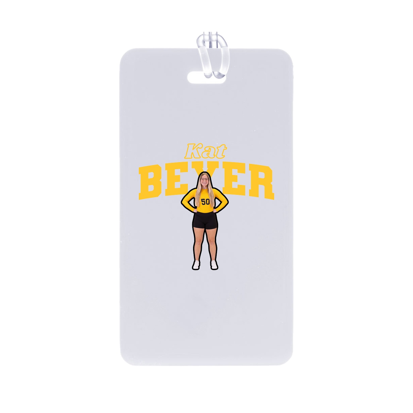 Bag Tag — Name Arch in Classic