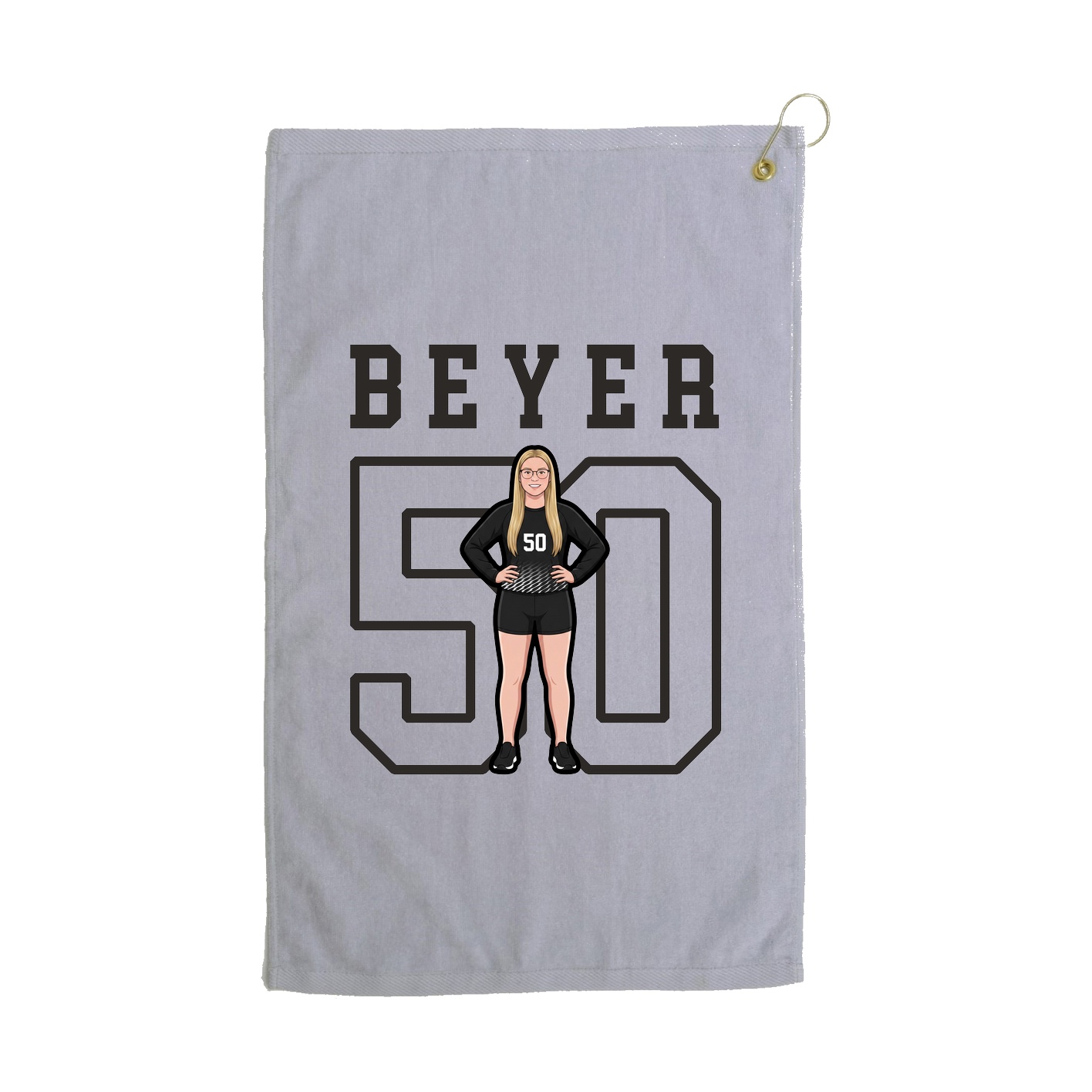 Golf Towel — Shirsey in Grey