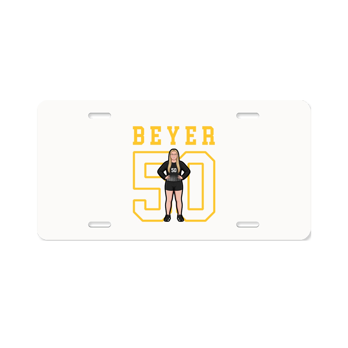 License Plate — Shirsey in Classic