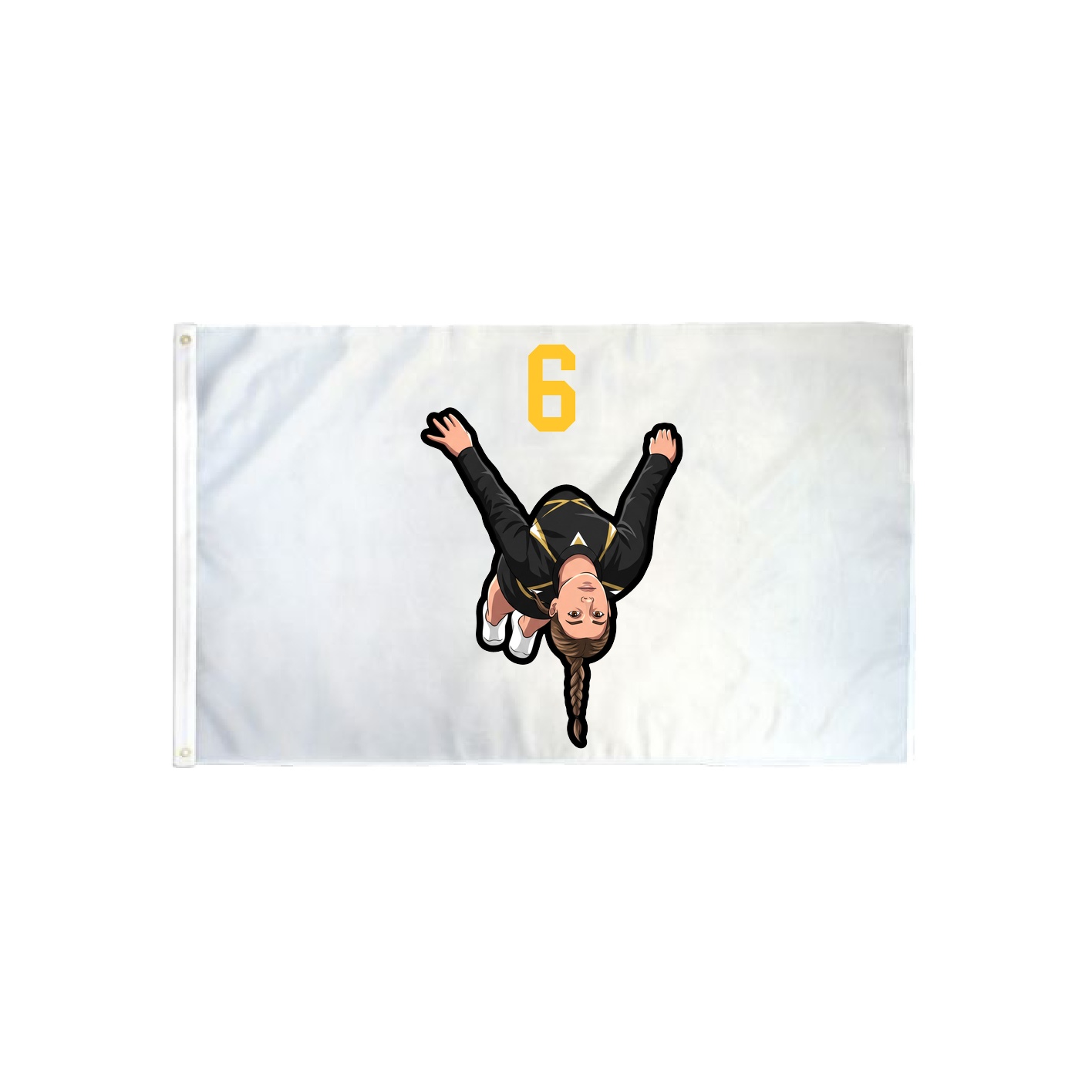 3x5 Flag — Number Top in Classic