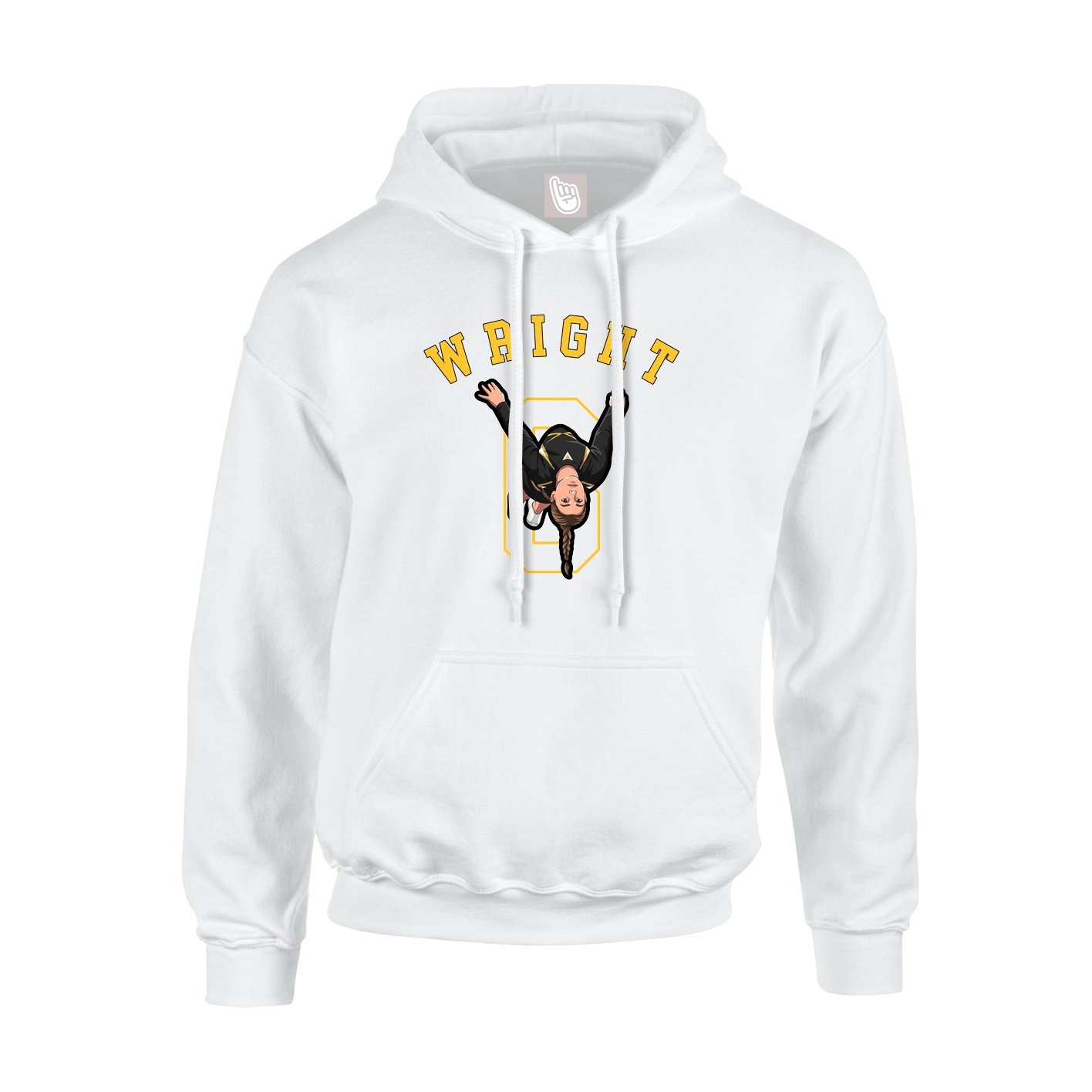 Hoodie — Shirsey Arch in White
