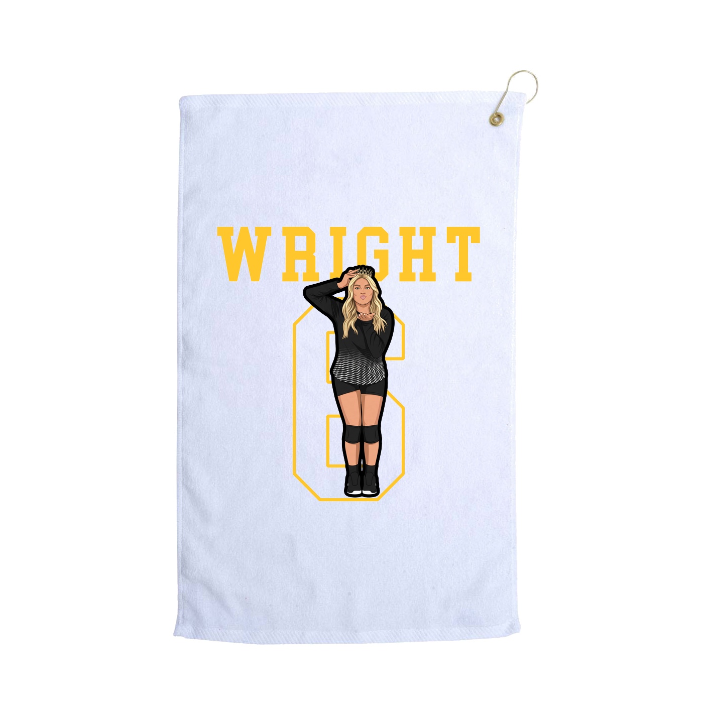 Golf Towel — Shirsey in White