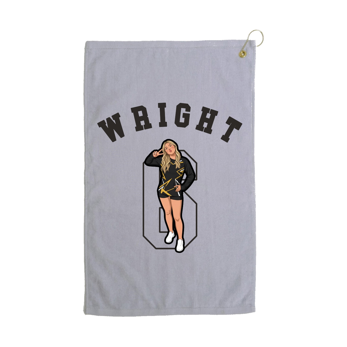 Golf Towel — Shirsey Arch in Grey