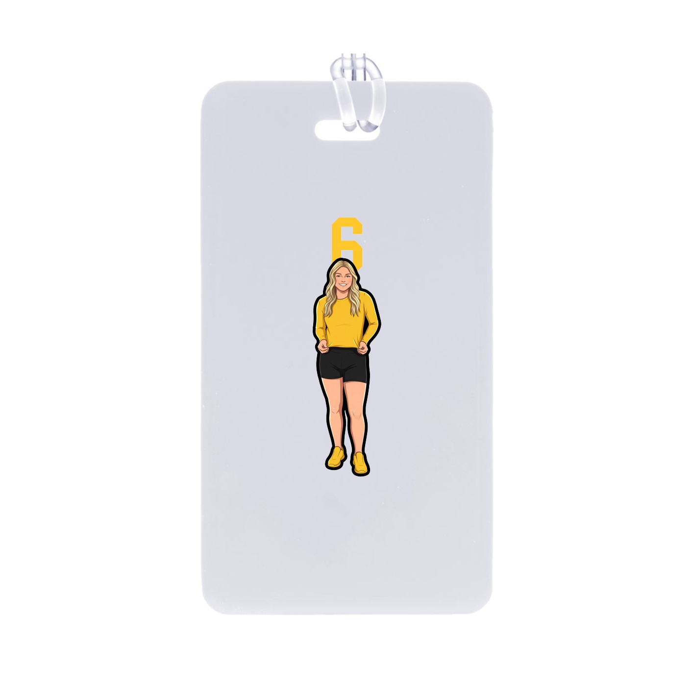 Bag Tag — Number Top in Classic