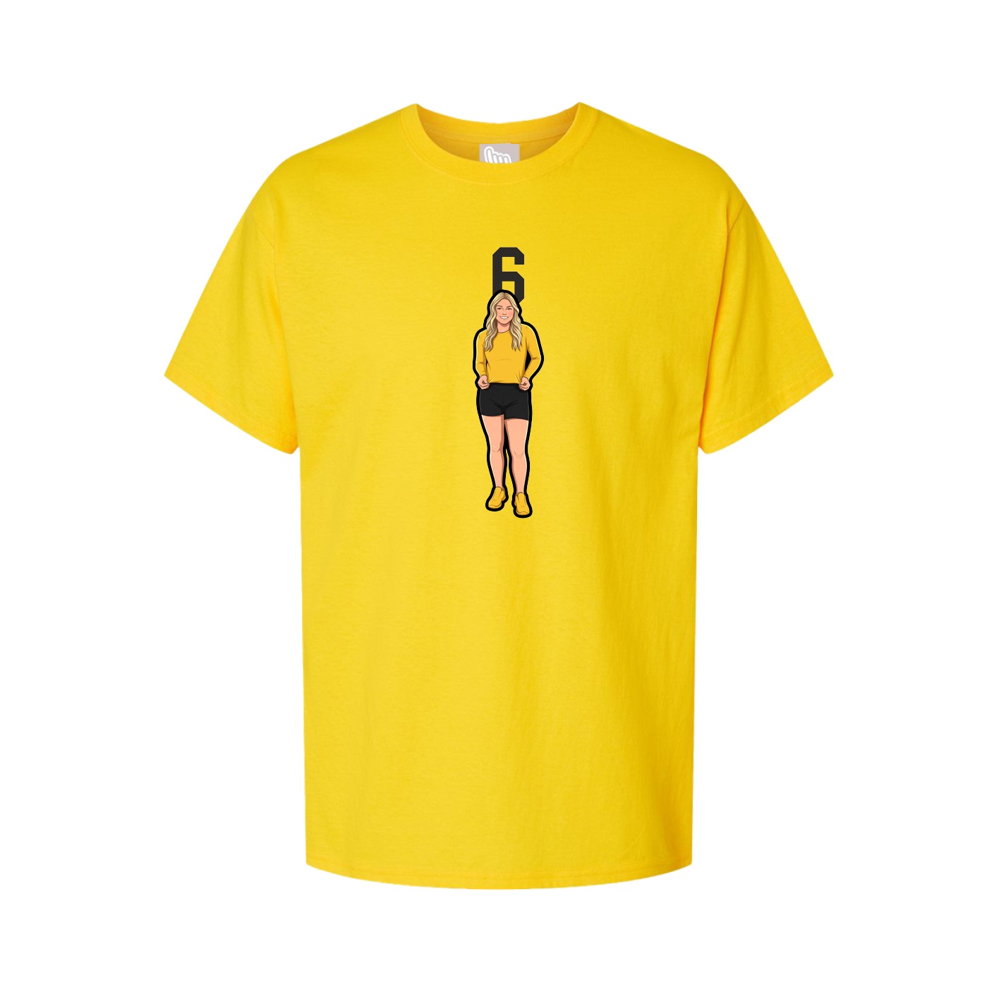 Tee — Number Top in Gold
