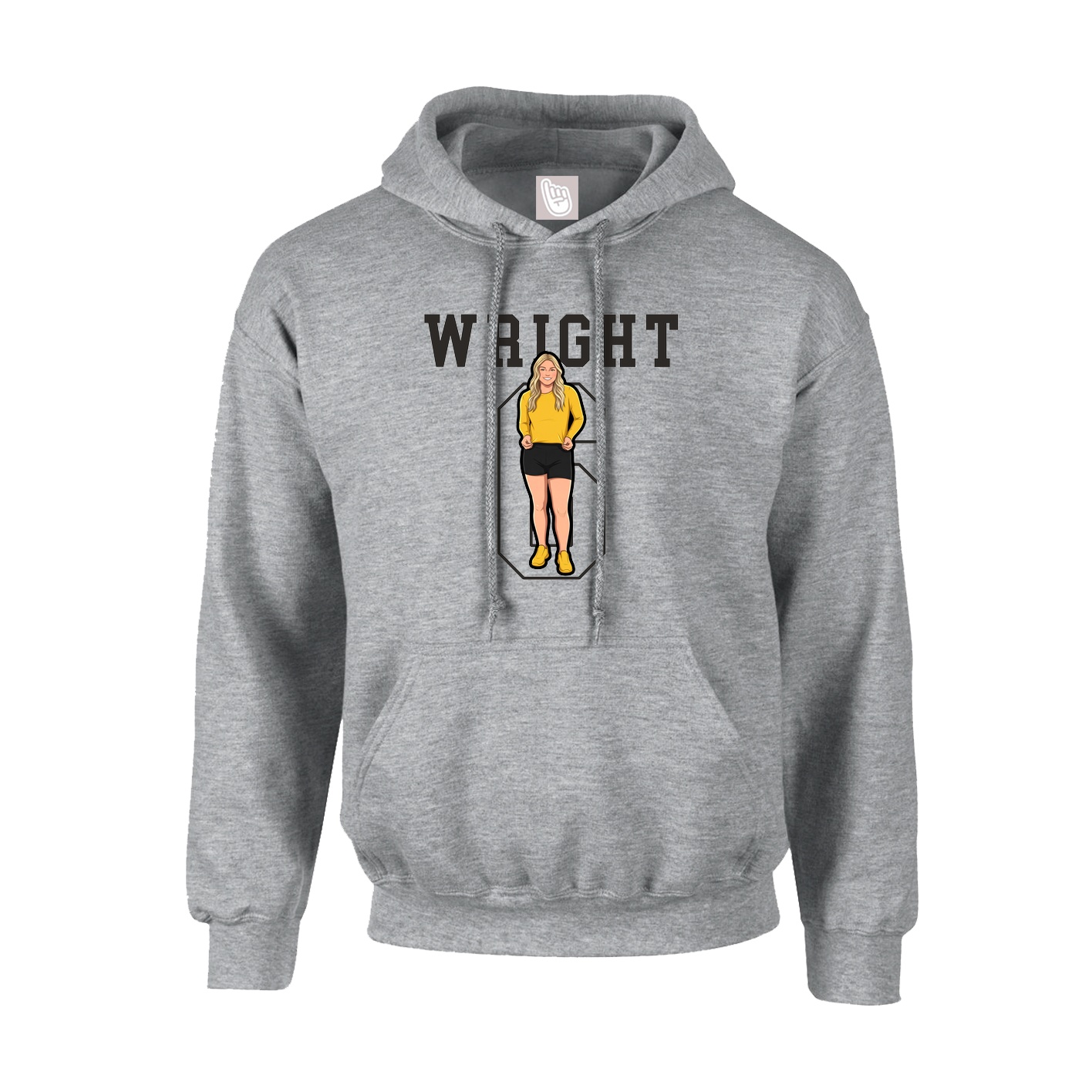 Hoodie — Shirsey in Grey