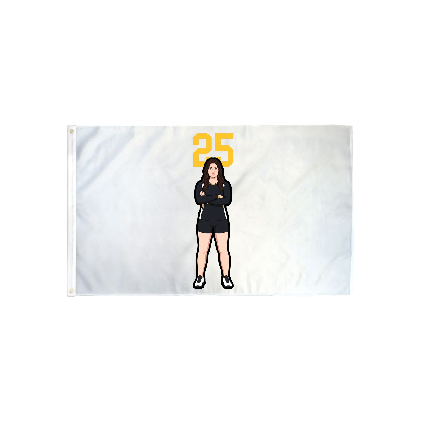 3x5 Flag — Number Top in Classic